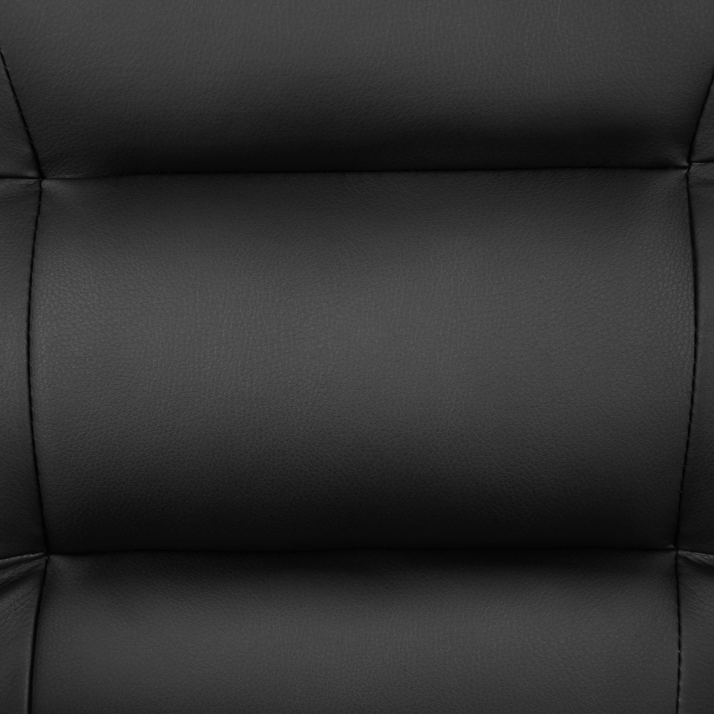 Darwin Flash Fundamentals Black LeatherSoft Executive Reception Chair with Black Metal Frame Black