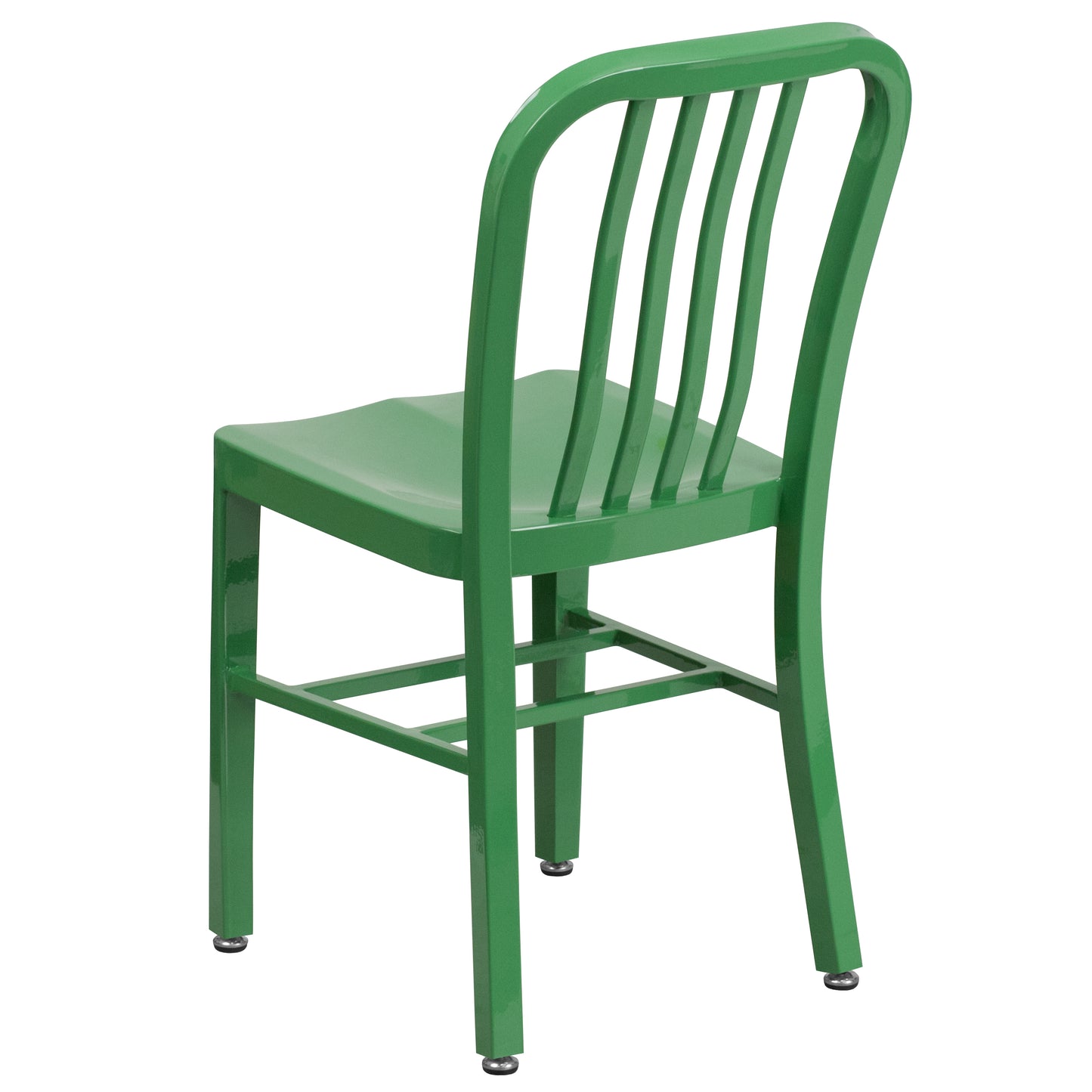 Gael Commercial Grade Green Metal Indoor-Outdoor Chair Green