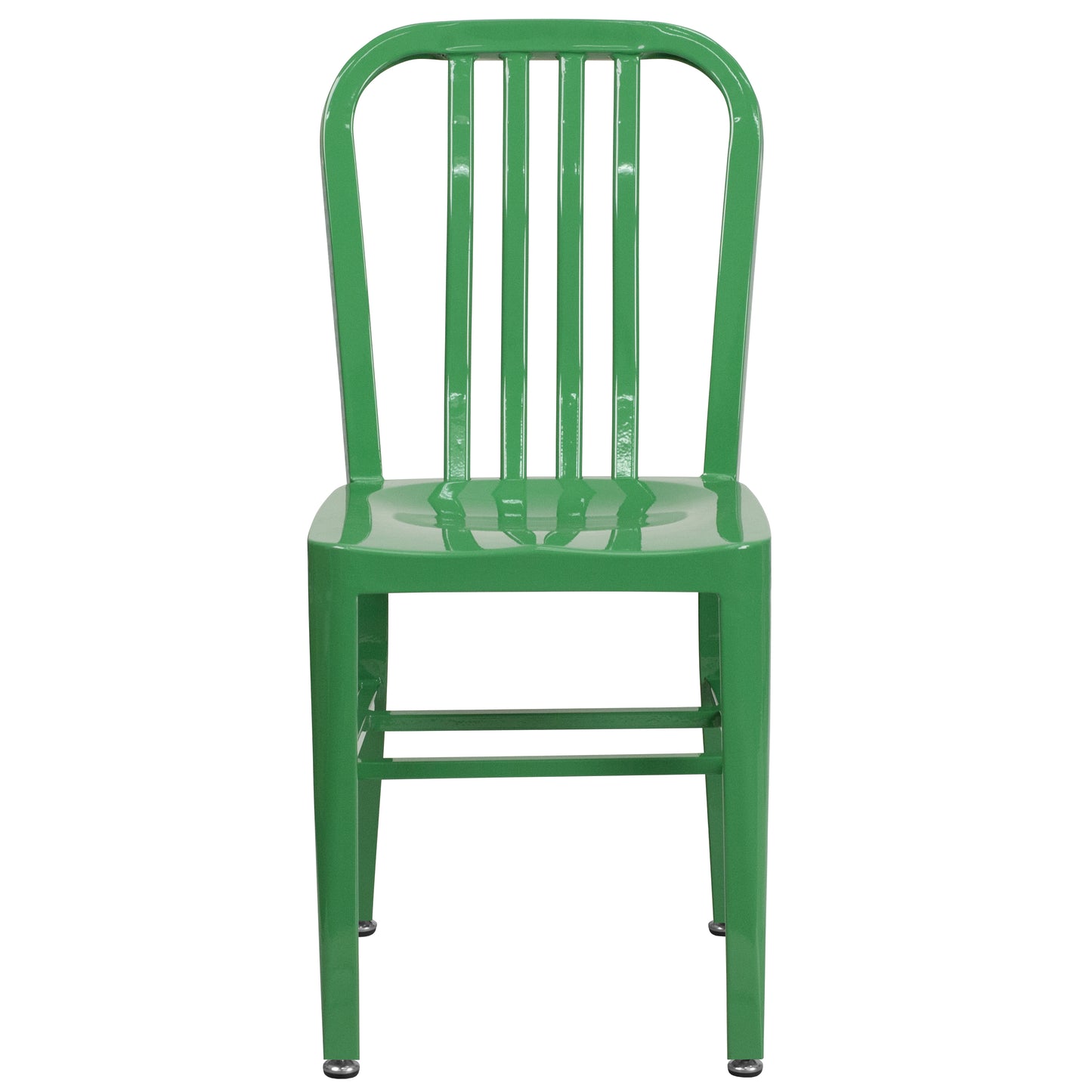 Gael Commercial Grade Green Metal Indoor-Outdoor Chair Green