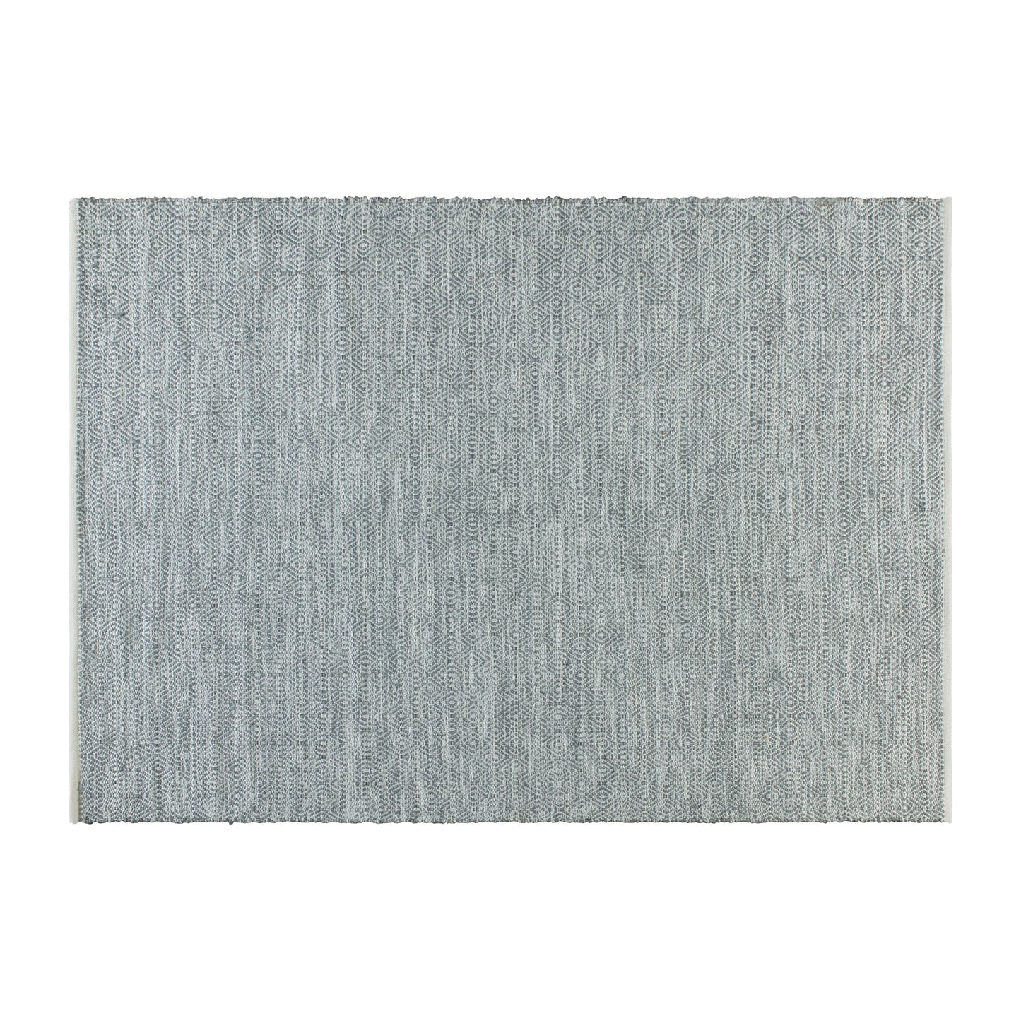 Abbott 5' x 7' Handwoven Indoor/Outdoor Diamond Pattern Area Rug in Grey Grey