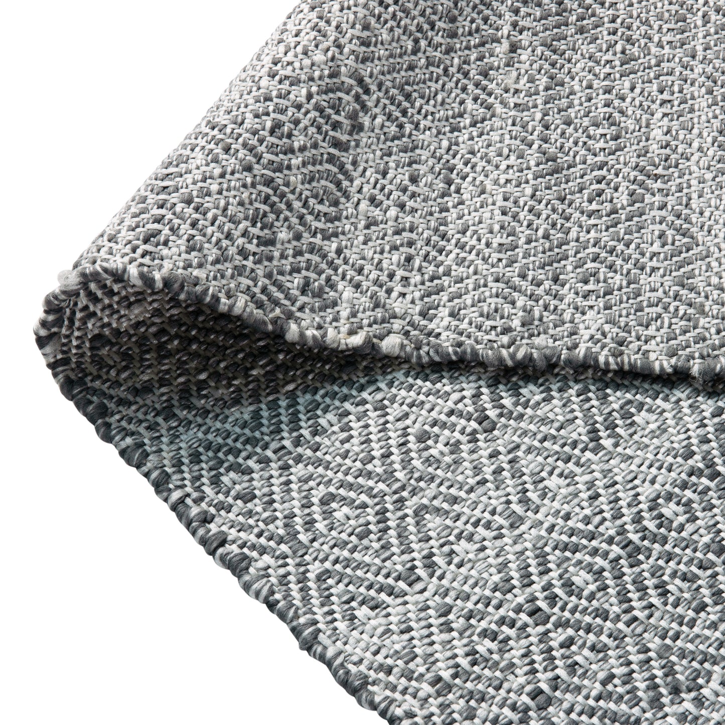 Abbott 5' x 7' Handwoven Indoor/Outdoor Diamond Pattern Area Rug in Grey Grey