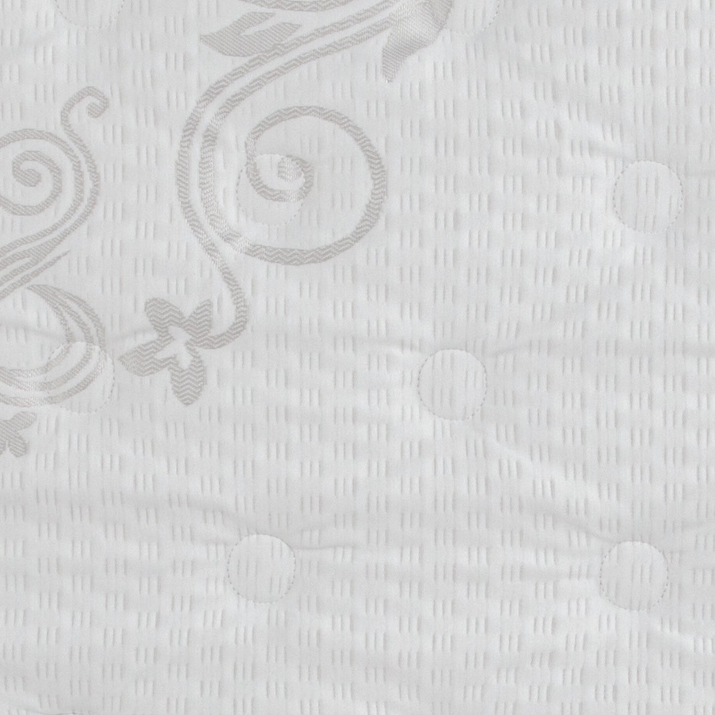 Capri Comfortable Sleep 12 Inch CertiPUR-US Certified Memory Foam & Pocket Spring Mattress, Queen Mattress in a Box White