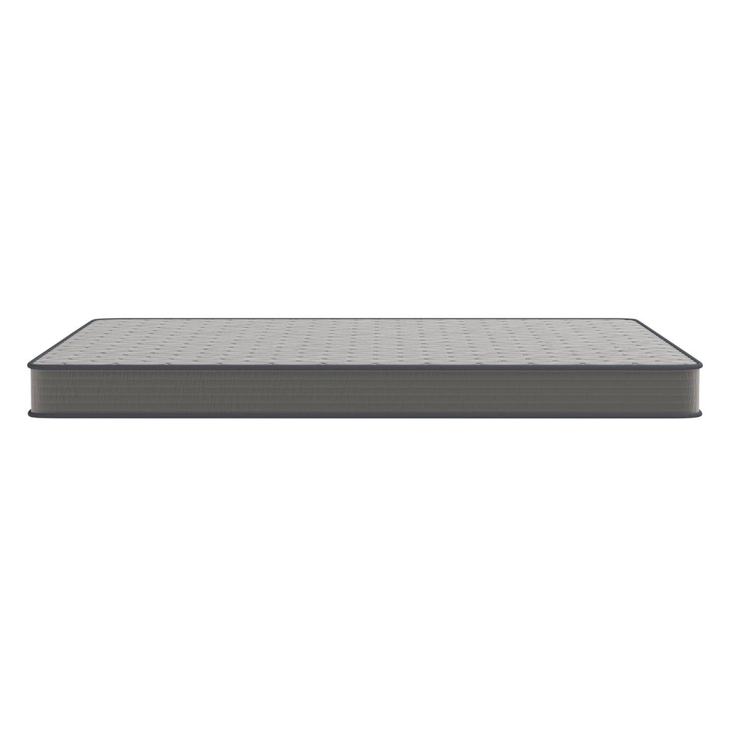 Capri Comfortable Sleep 6 Inch CertiPUR-US Certified Spring Mattress, King Mattress in a Box Gray