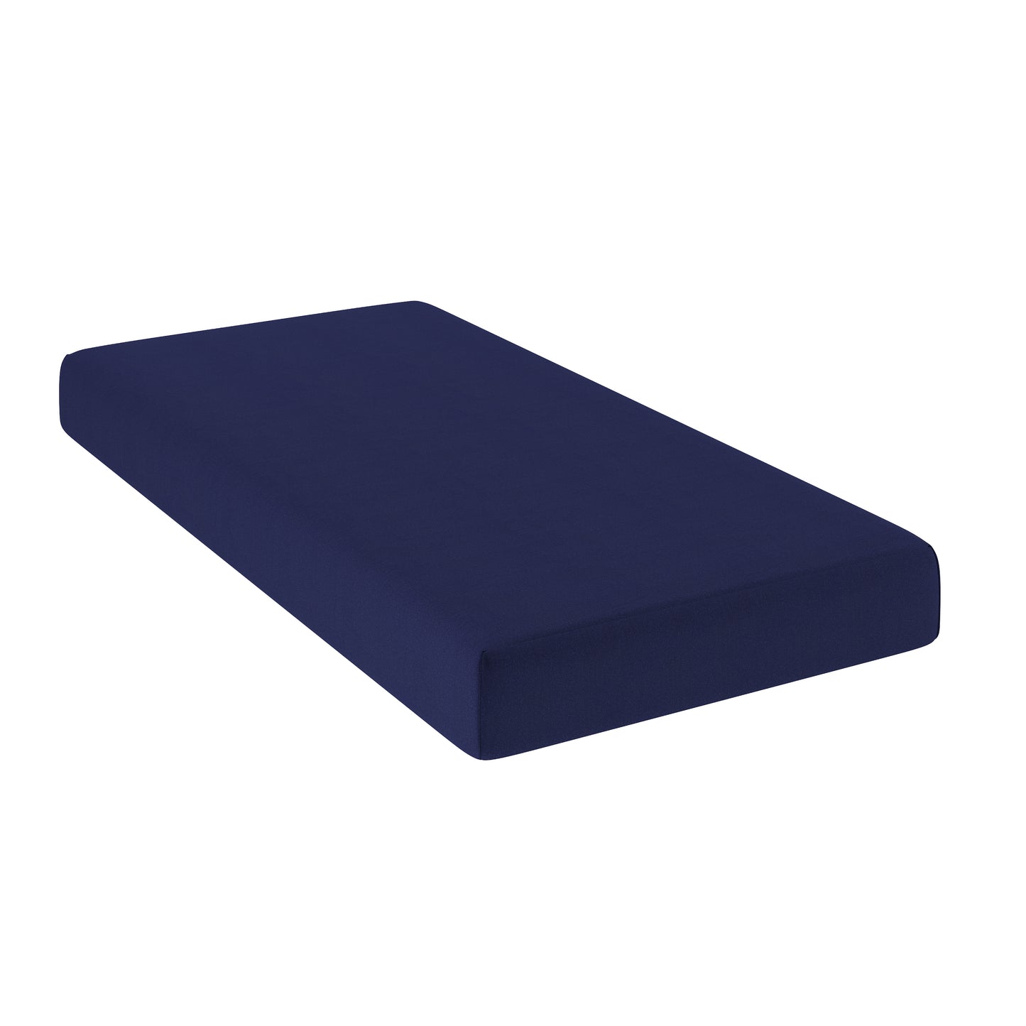 Irvine Liquid-Resistant Memory Foam 8" Twin XL Mattress with Removable Cover with Zipper in Blue Blue