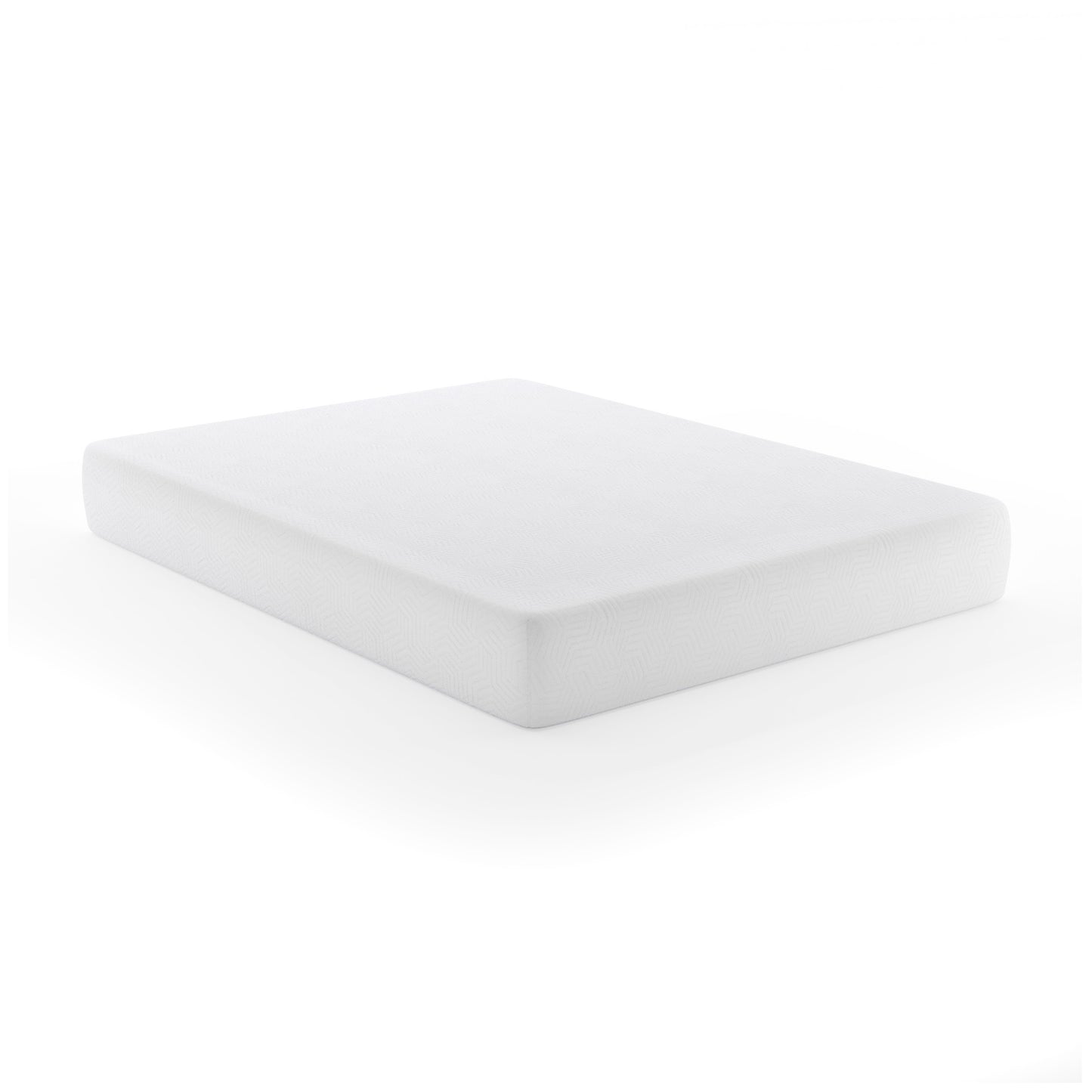Cloud Green Tea Cooling Gel 3-Layer Memory Foam 10" Queen Mattress in a Box with CertiPUR-US Certification, Washable Cover, and Pressure Relief White CL-MFB3L-10-Q-GG