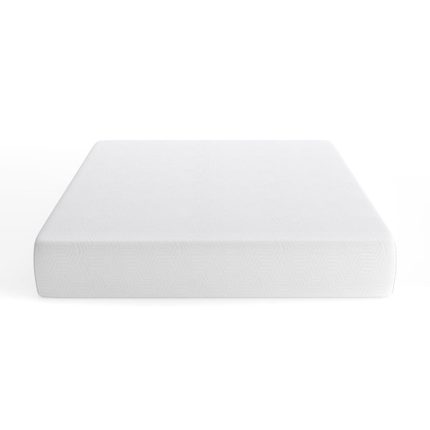 Cloud Green Tea Cooling Gel 3-Layer Memory Foam 10" Queen Mattress in a Box with CertiPUR-US Certification, Washable Cover, and Pressure Relief White CL-MFB3L-10-Q-GG
