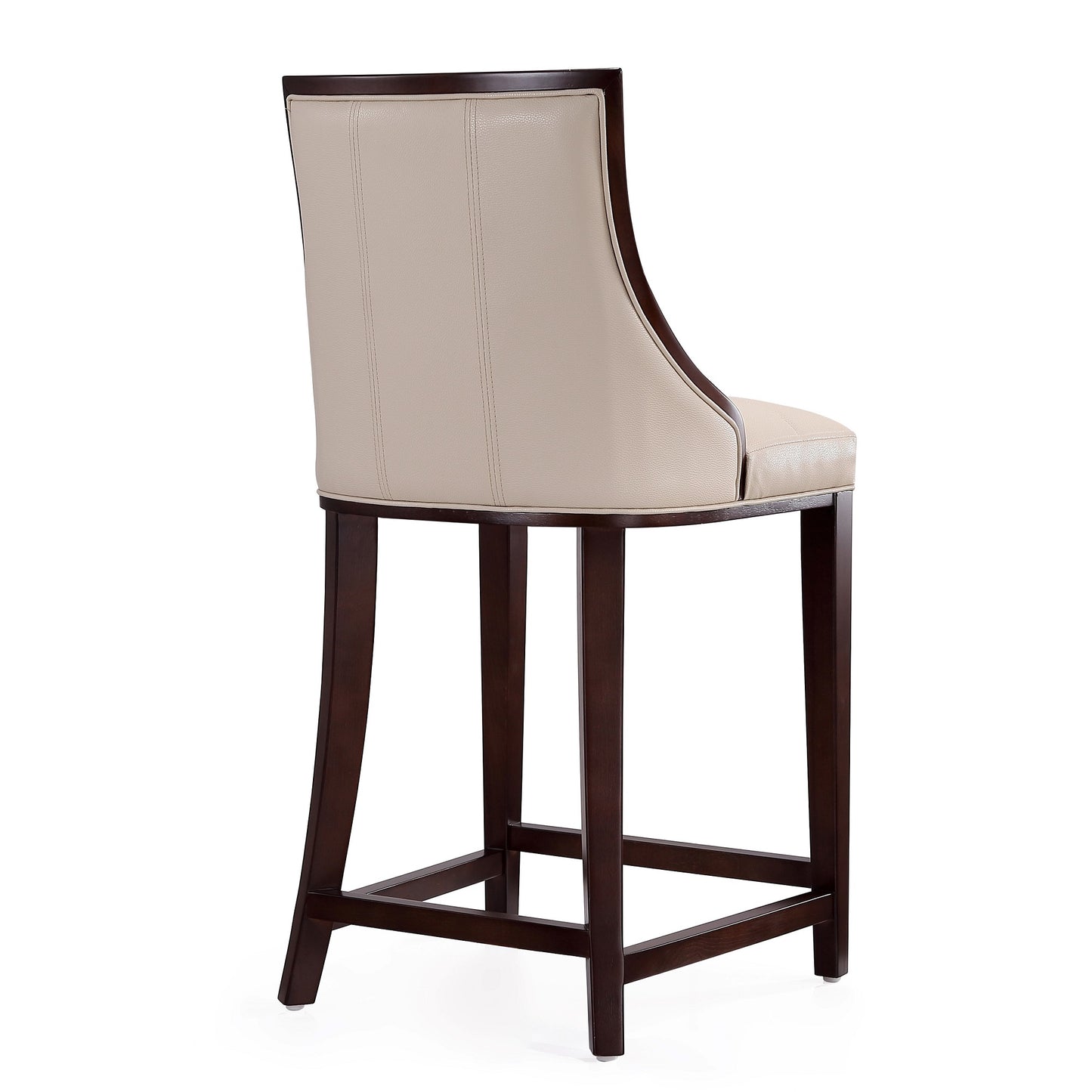 Fifth Avenue Traditional Wood Upholstered Counter Stool in Cream CS012-CR