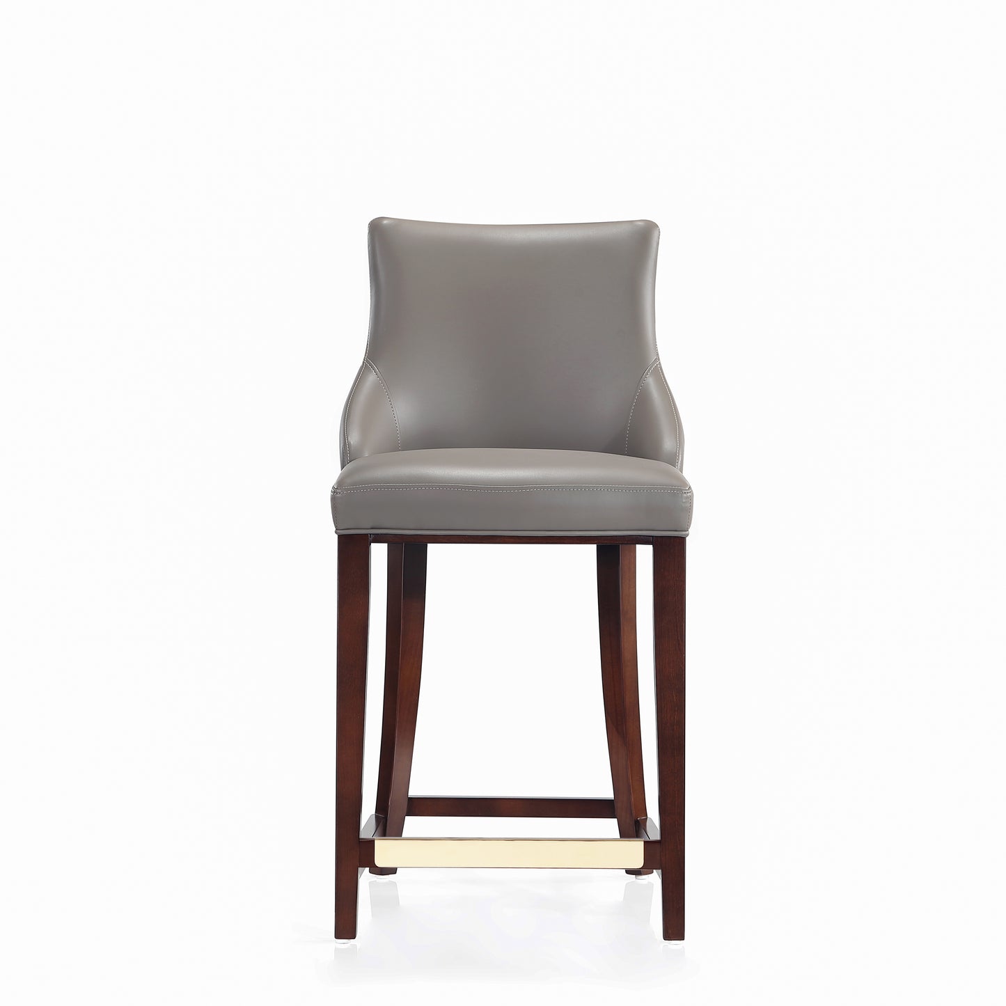 Shubert Modern Wood Upholstered Counter Stool in Dark Taupe CS016-DT