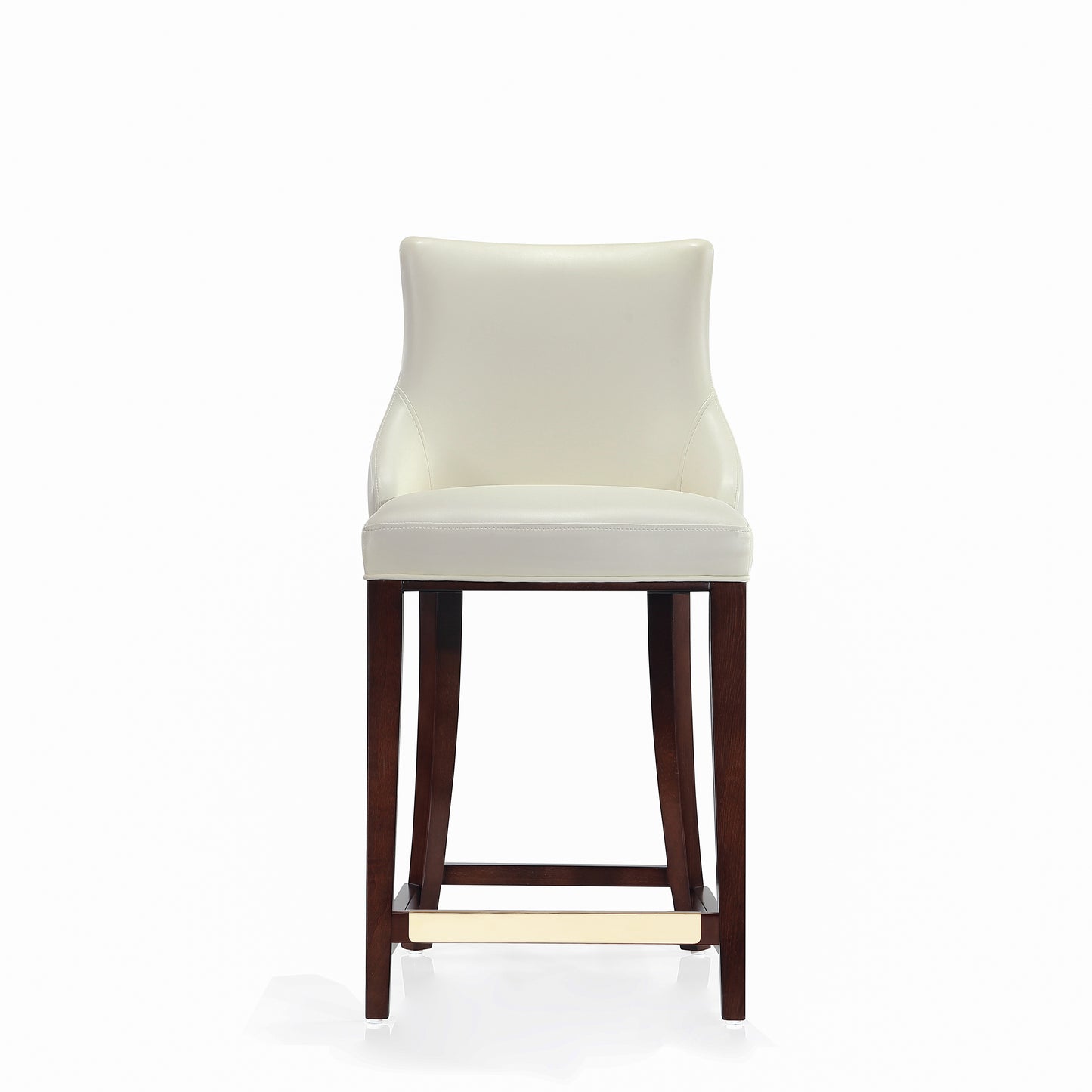 Shubert Modern Wood Upholstered Counter Stool in Ivory CS016-IV