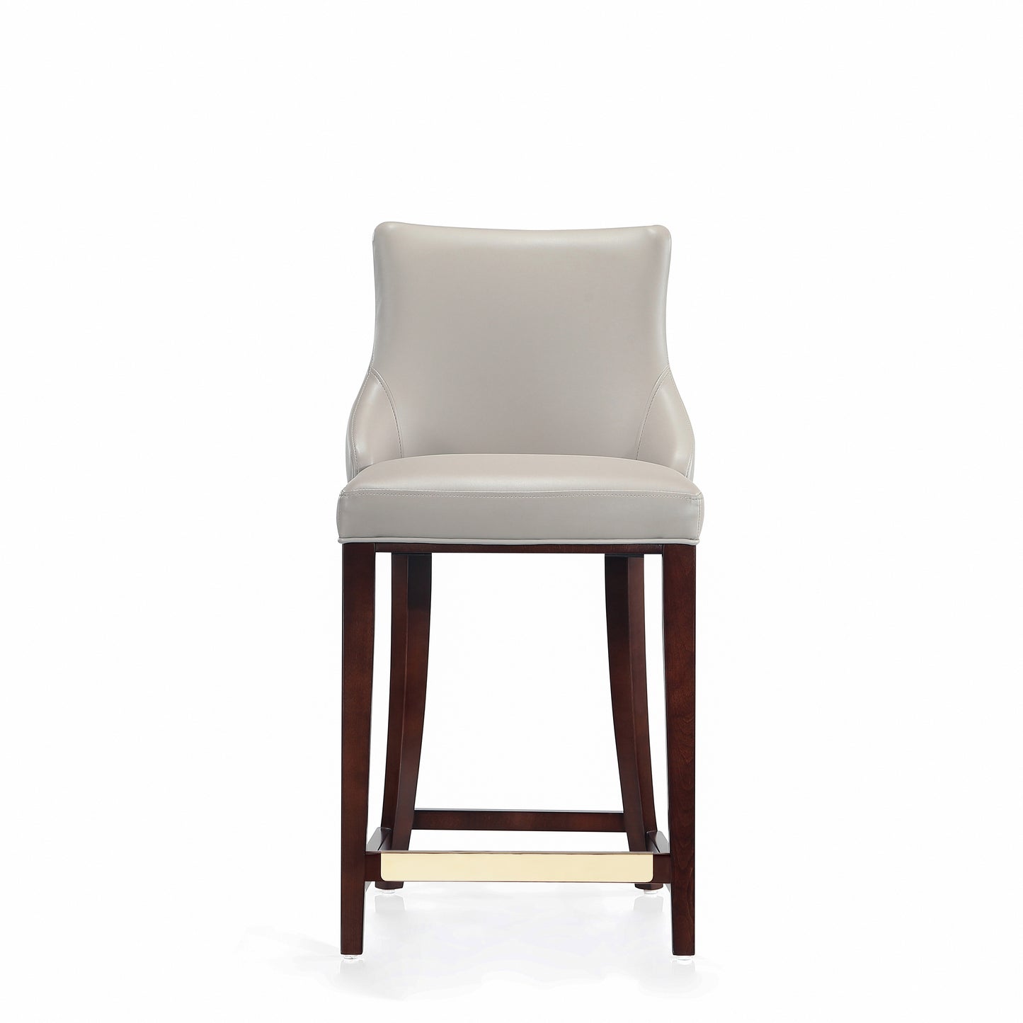 Shubert Modern Wood Upholstered Counter Stool in Light Gray CS016-LG