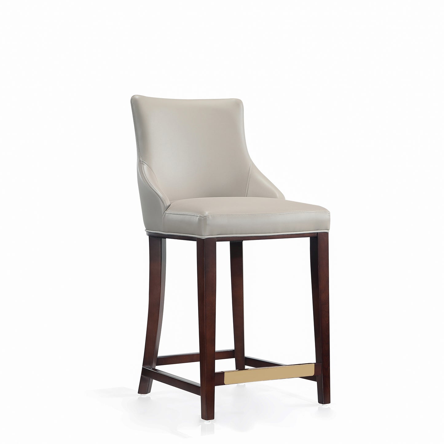 Shubert Modern Wood Upholstered Counter Stool in Light Gray CS016-LG