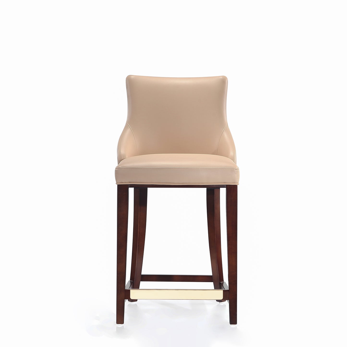 Shubert Modern Wood Upholstered Counter Stool in Tan CS016-TN