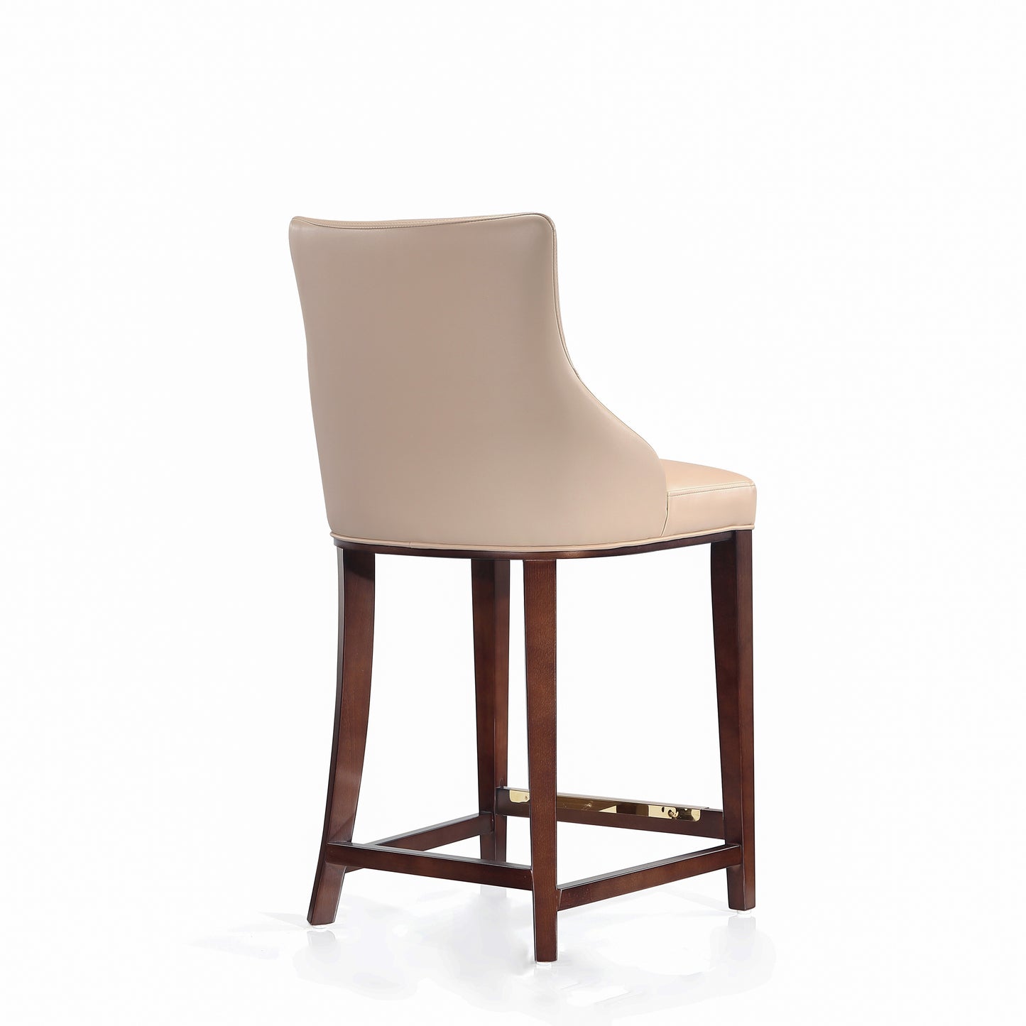 Shubert Modern Wood Upholstered Counter Stool in Tan CS016-TN