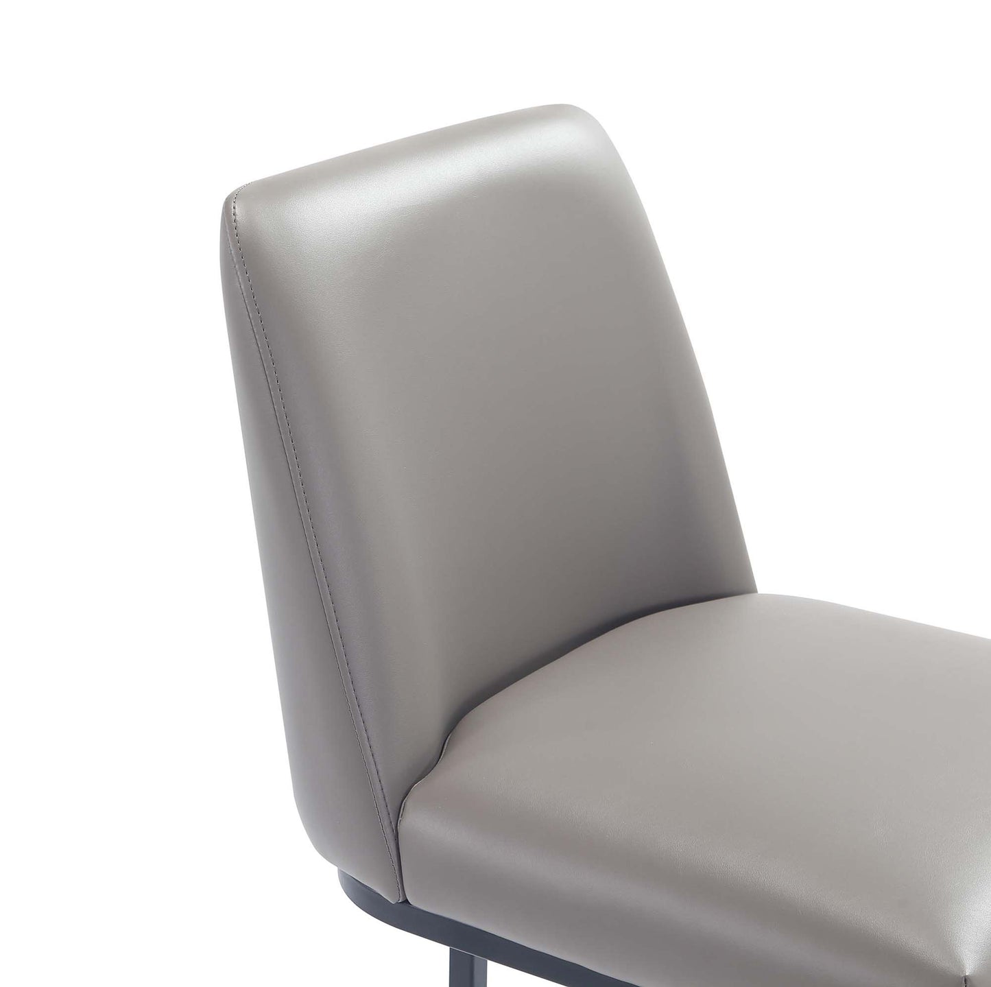 Serena Modern Metal Upholstered Counter Stool in Taupe CS017-GY