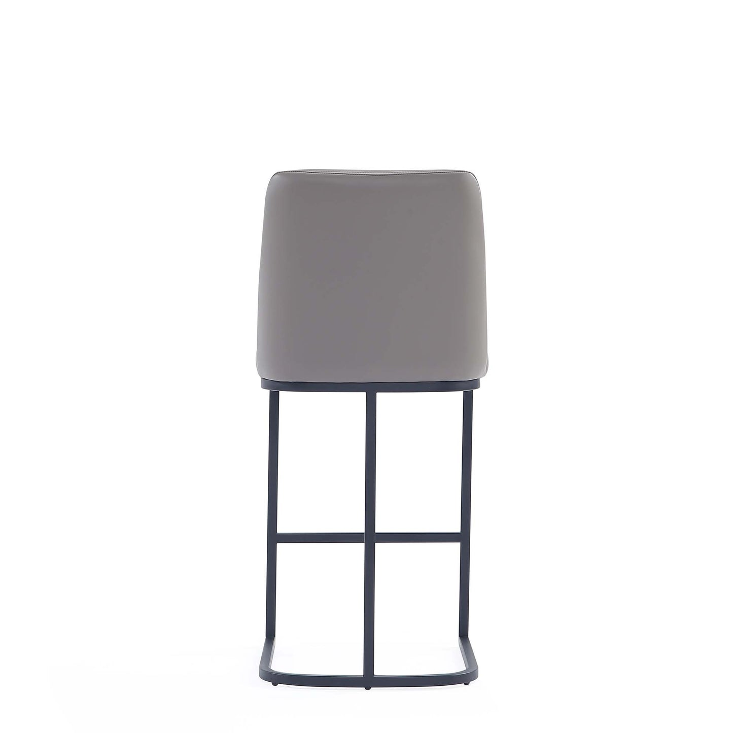 Serena Modern Metal Upholstered Counter Stool in Taupe CS017-GY