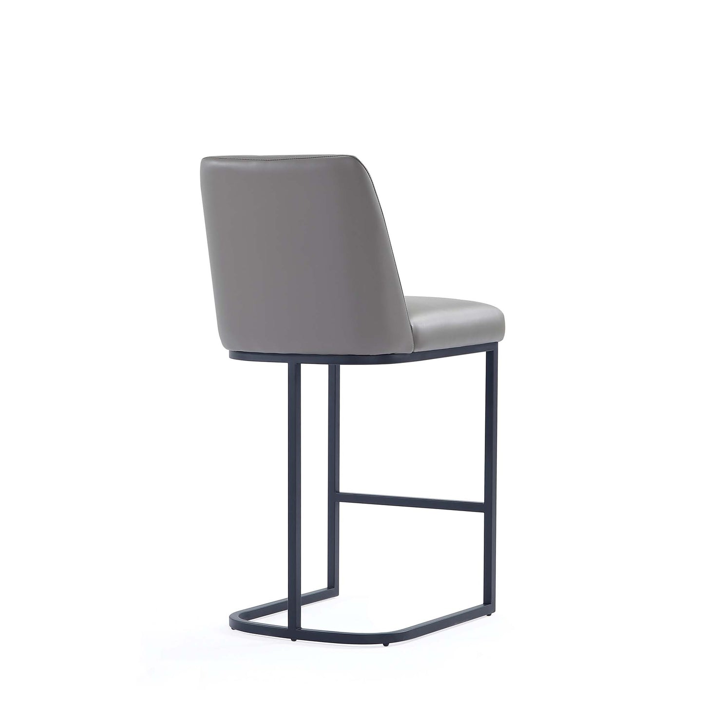 Serena Modern Metal Upholstered Counter Stool in Taupe CS017-GY