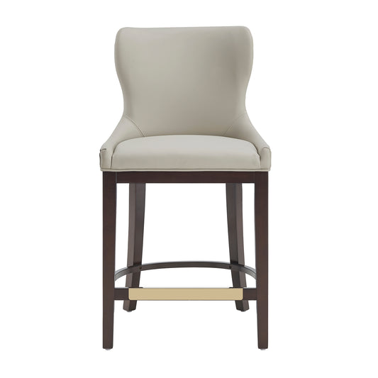 Blair Modern Wood Upholstered Counter Stool in Stone CS020-ST
