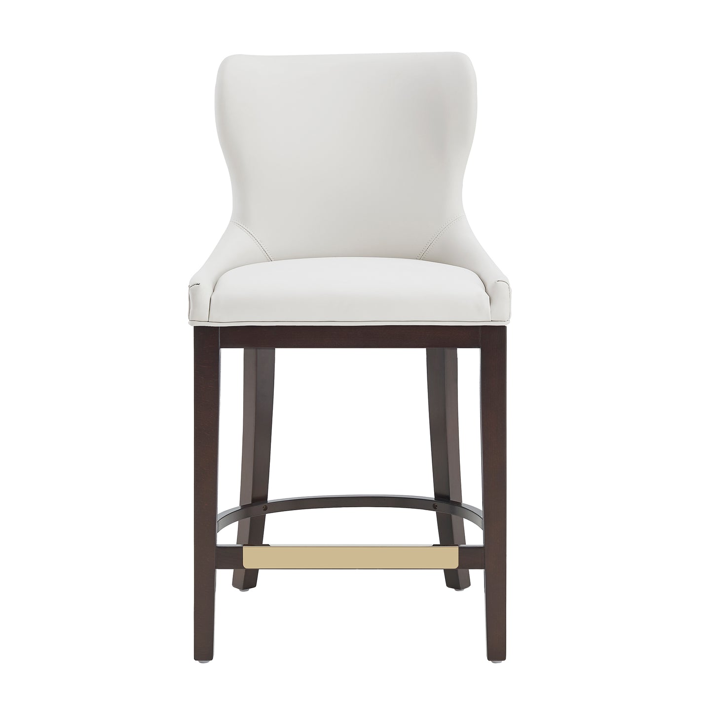 Blair Modern Wood Upholstered Counter Stool in White CS020-WH