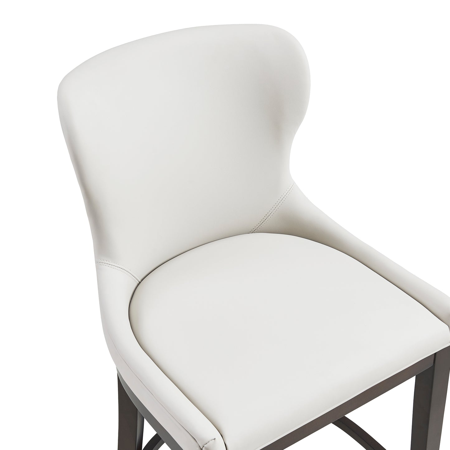 Blair Modern Wood Upholstered Counter Stool in White CS020-WH