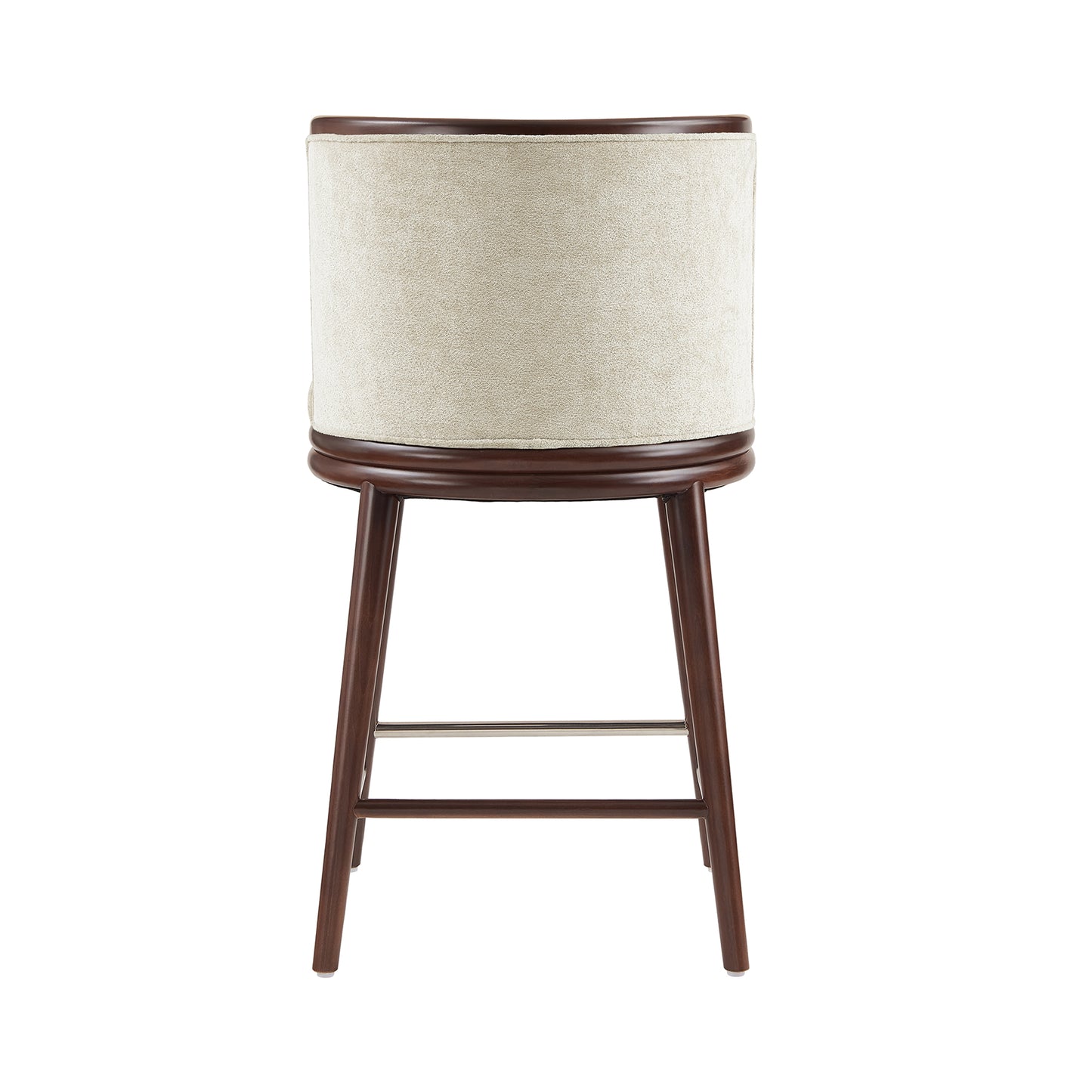 Evalyn Modern Wood Upholstered Counter Stool in Cream CS021-CR