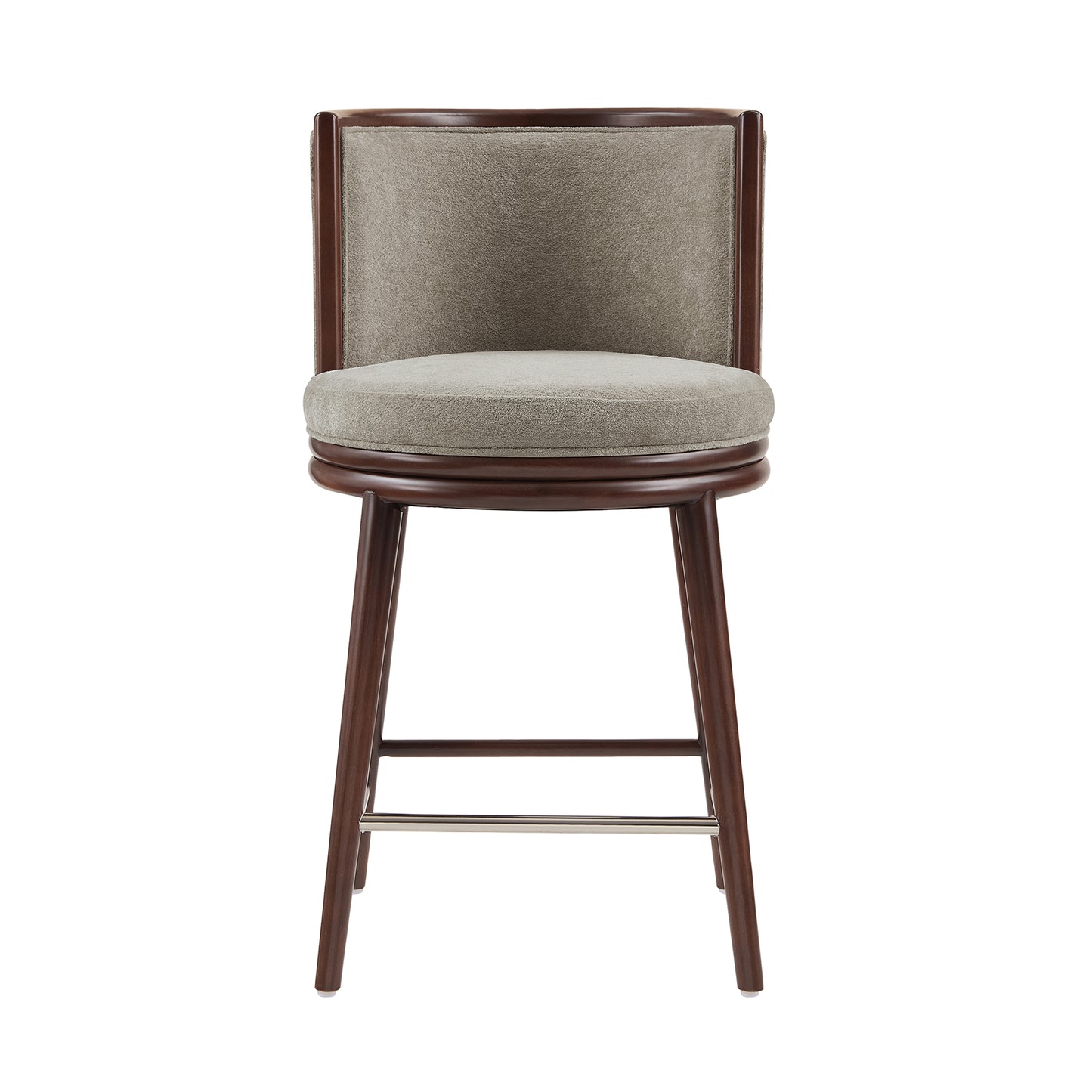 Evalyn Modern Wood Upholstered Counter Stool in Dove CS021-DO