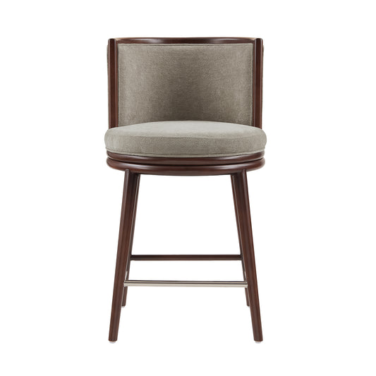 Evalyn Modern Wood Upholstered Counter Stool in Dove CS021-DO
