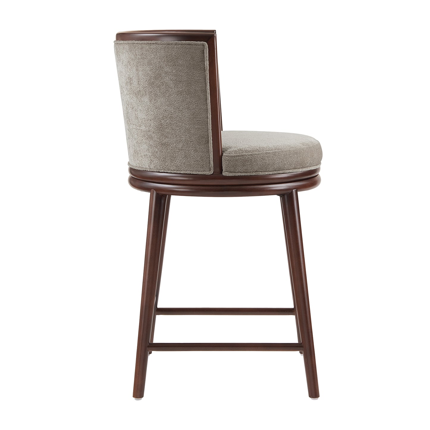 Evalyn Modern Wood Upholstered Counter Stool in Dove CS021-DO