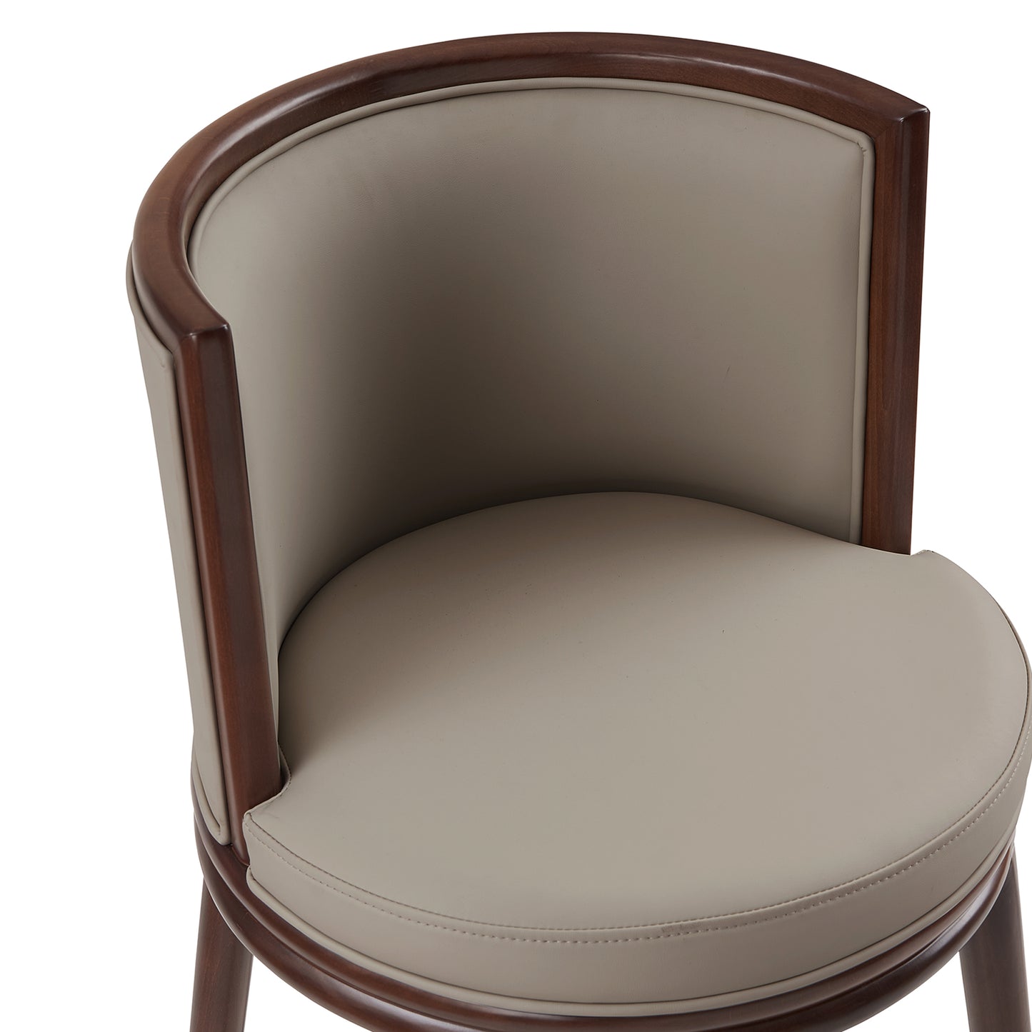 Evalyn Modern Wood Upholstered Counter Stool in Taupe CS021-TP