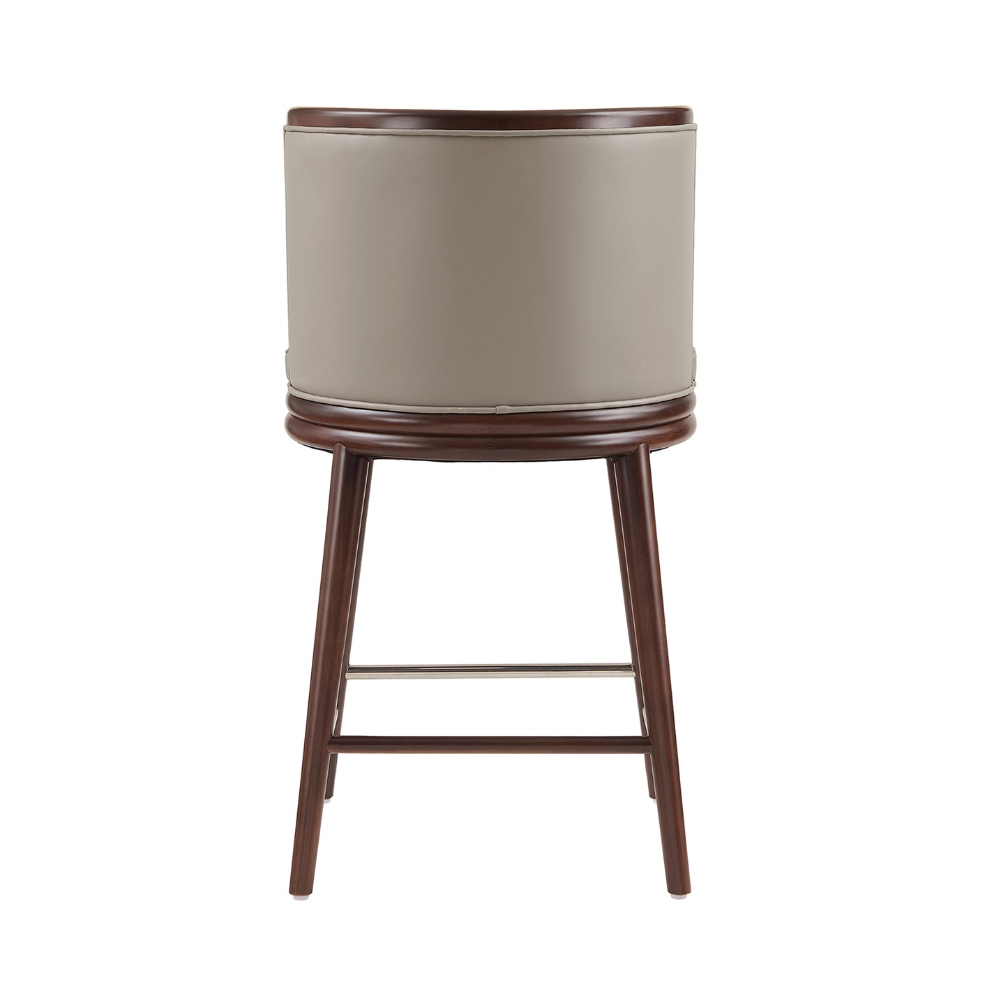 Evalyn Modern Wood Upholstered Counter Stool in Taupe CS021-TP