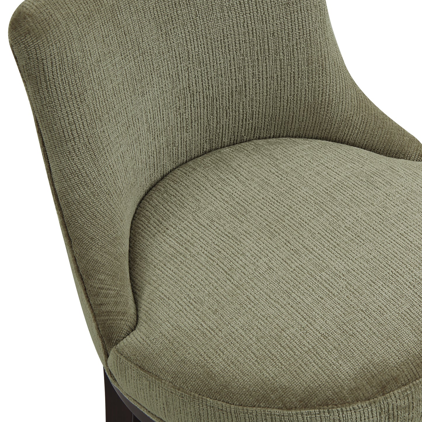 Lucia Modern Wood Chenille Counter Stool in Leaf Green CS022-GR