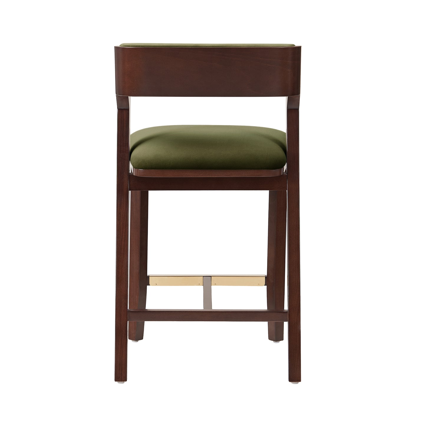 Patricia Modern Wood Upholstered Counter Stool in Turtle Green CS023-GR