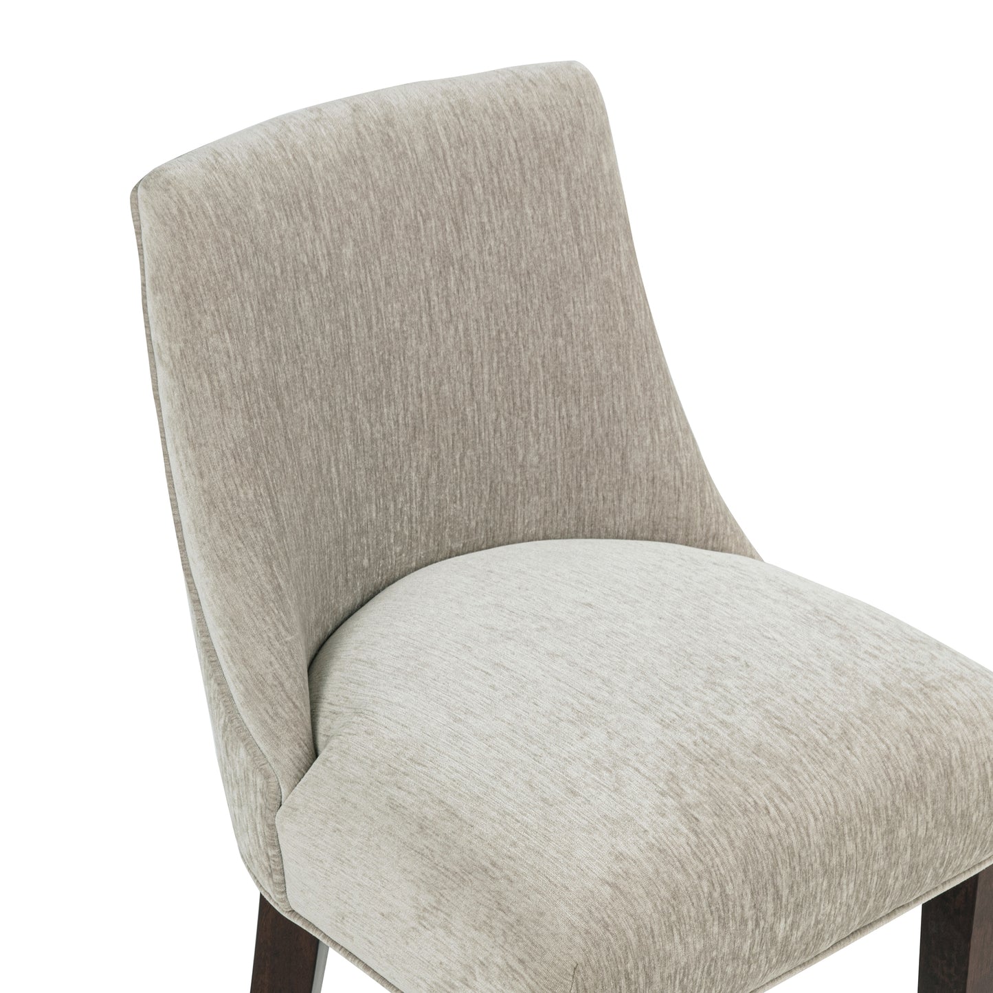 Beever Modern Wood Chenille Counter Stool in Taupe CS024-TP