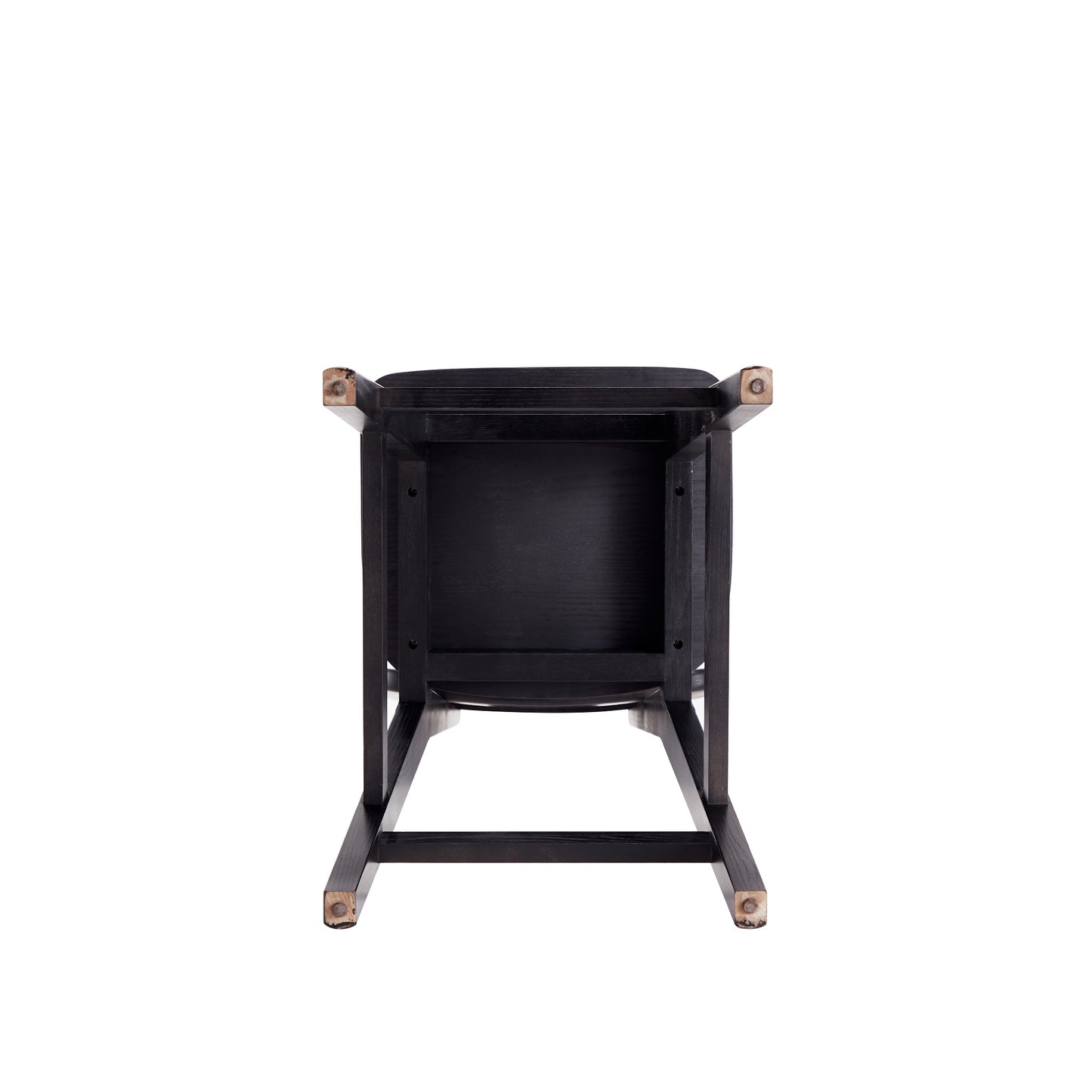Manhattan Comfort Versailles Counter Stool in Black and Natural Cane CSCA01-BK