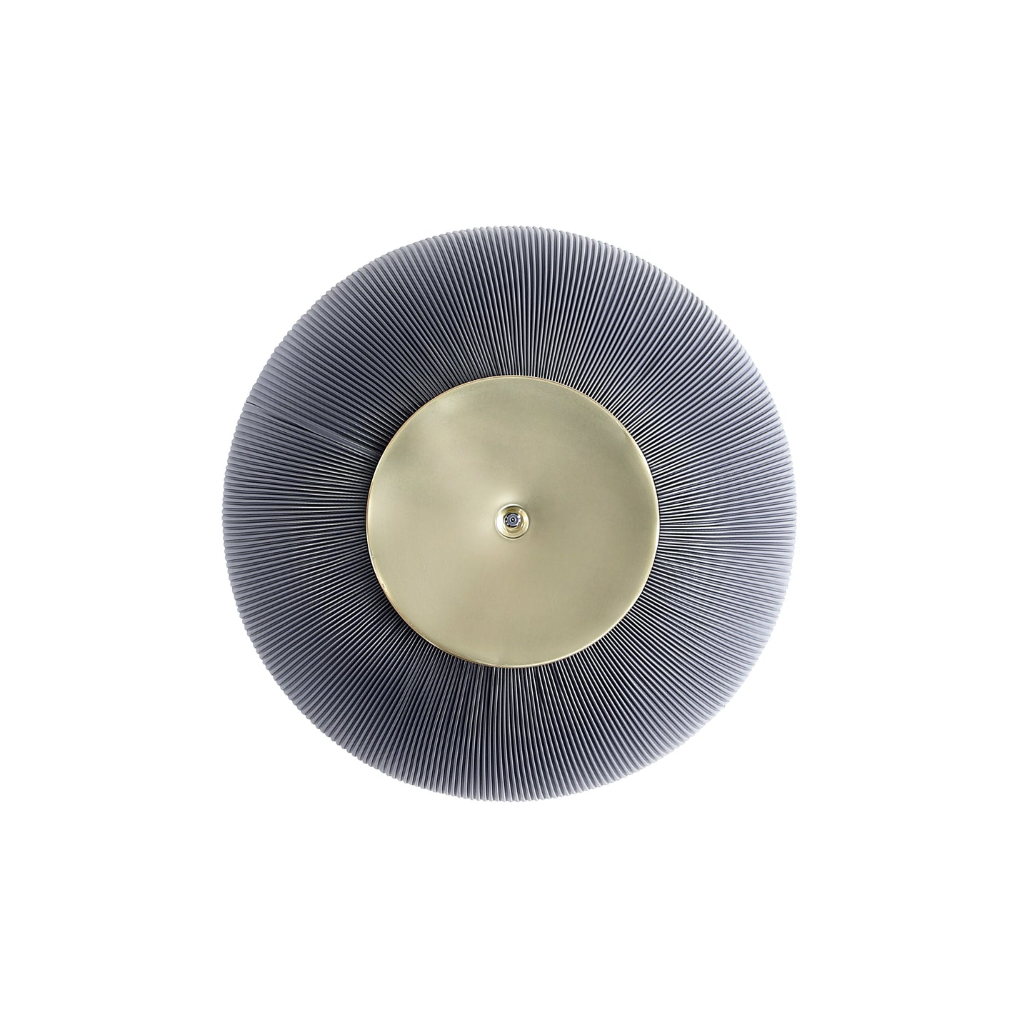 Manhattan Comfort Modern Anderson Coffee Table Upholstered in Grey Leatherette with Ceramic Faux Marble Tabletop CT012-GY