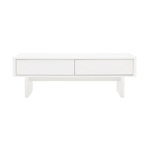 Ella Modern 47" Coffee Table in White CT020-WH