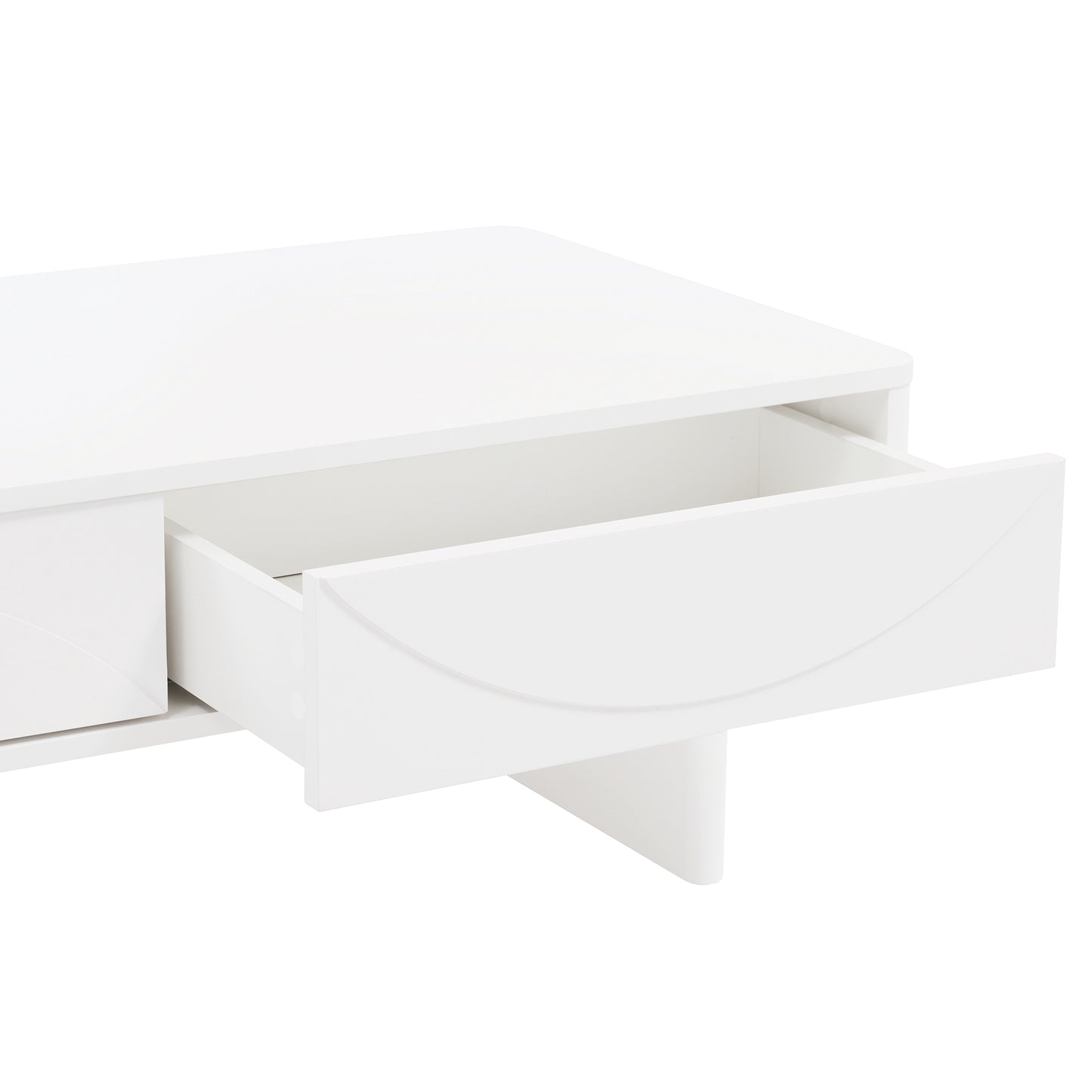 Ella Modern 47" Coffee Table in White CT020-WH