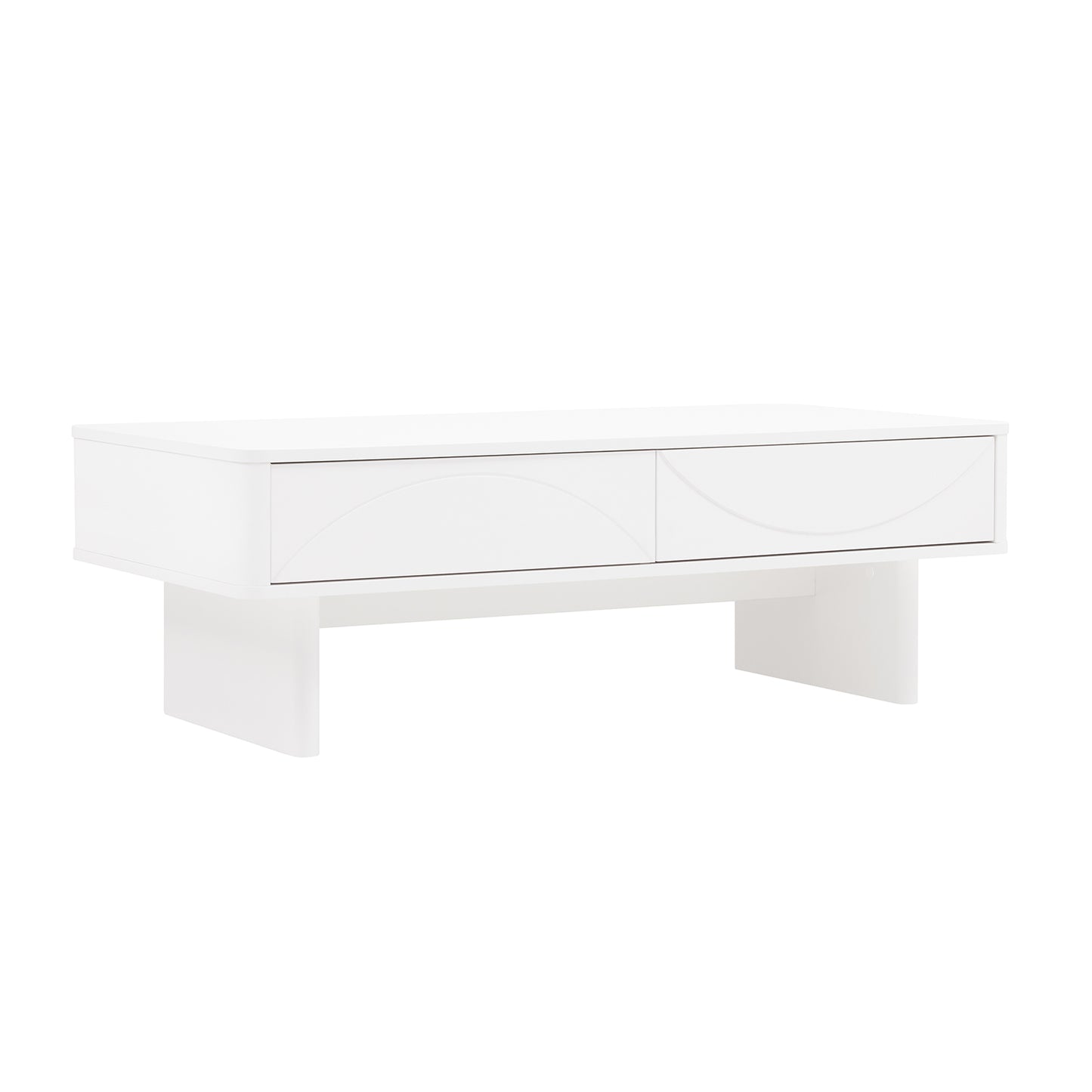 Ella Modern 47" Coffee Table in White CT020-WH