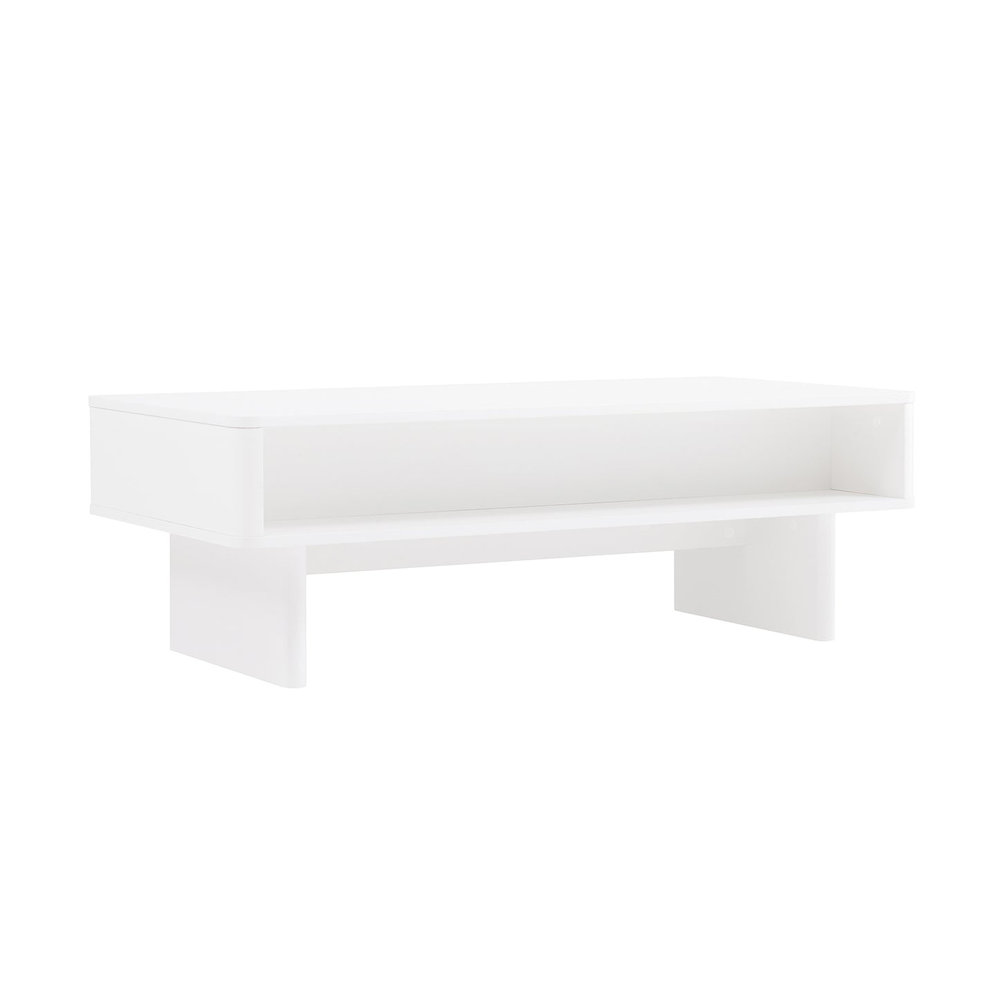 Ella Modern 47" Coffee Table in White CT020-WH