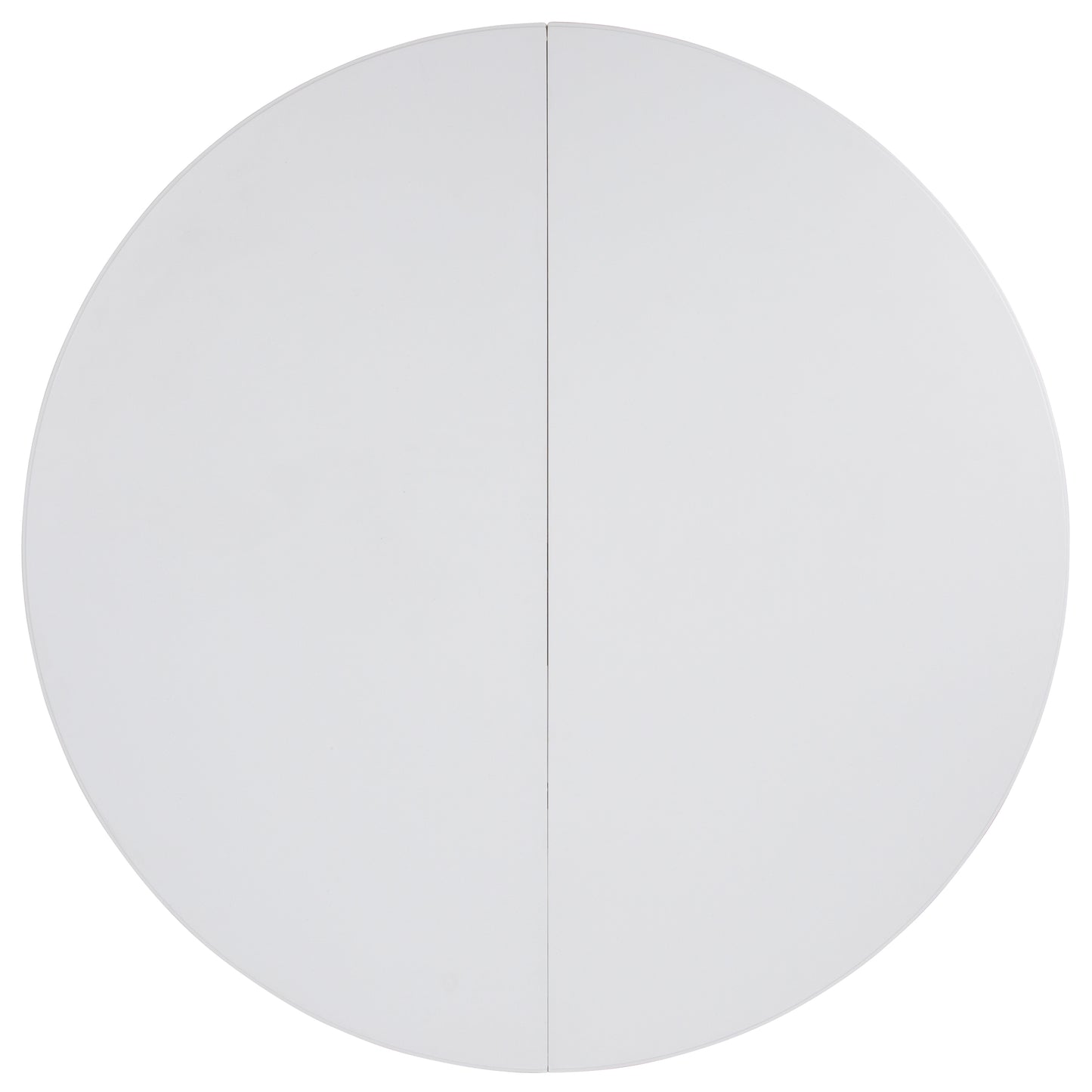 Stonewall 6-Foot Round Bi-Fold Granite White Plastic Banquet and Event Folding Table with Carrying Handle Granite White