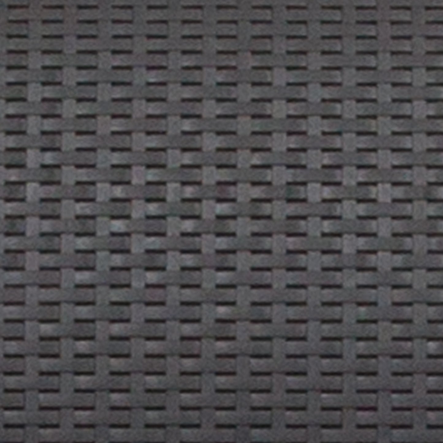 Seneca Dark Gray Faux Rattan Sofa with All-Weather Seneca Light Gray Cushions Dark Gray