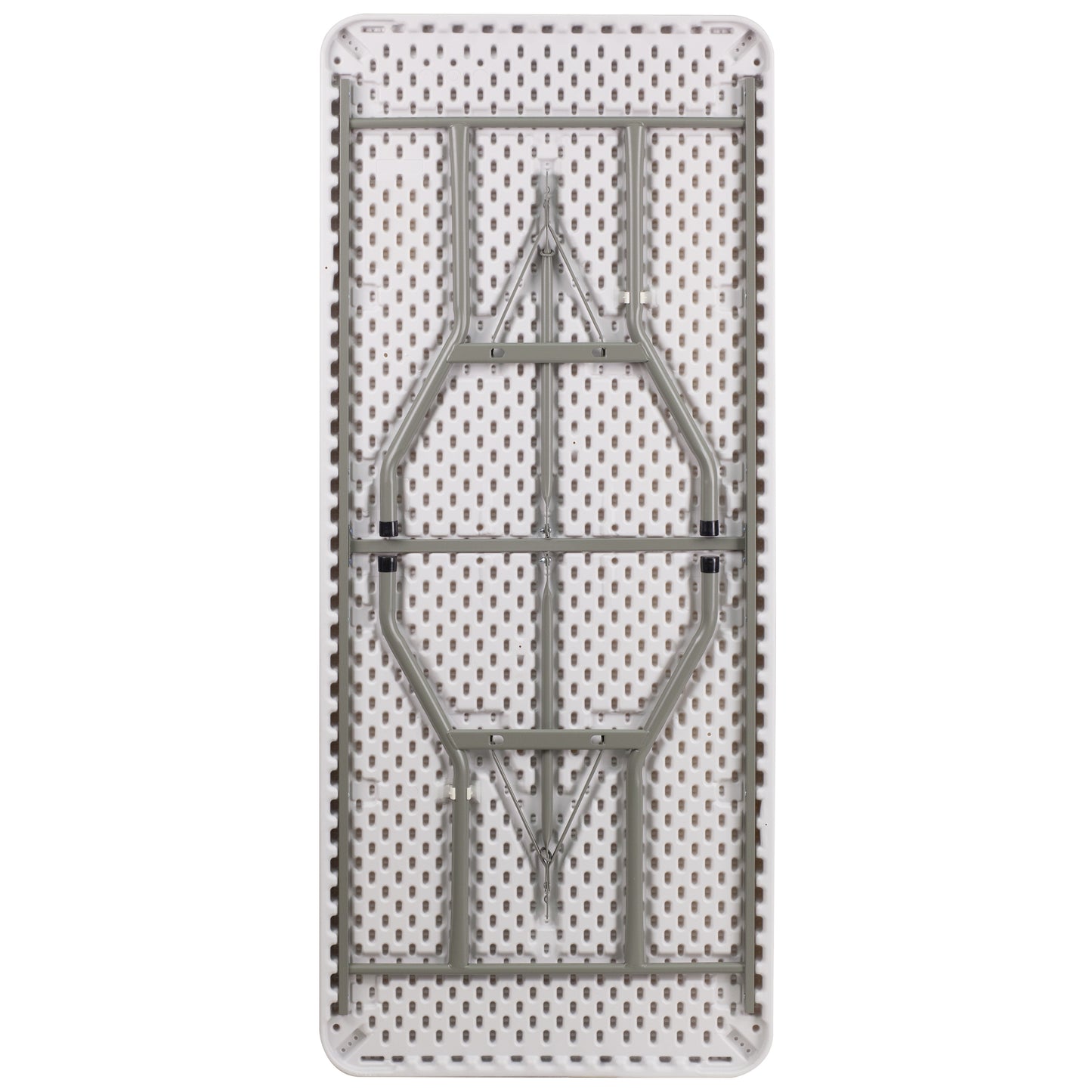 Elon 6-Foot Granite White Plastic Folding Table Granite White