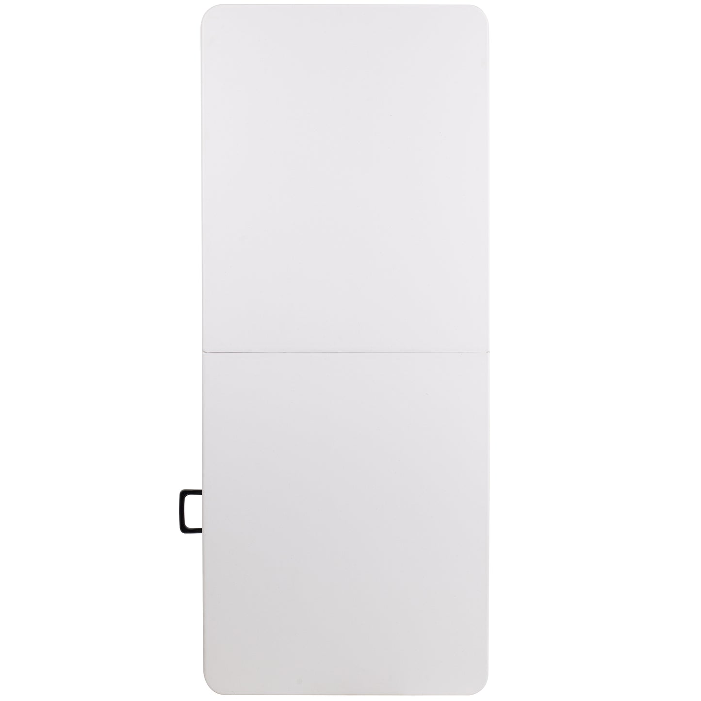 Elon 6-Foot Bi-Fold Granite White Plastic Banquet and Event Folding Table with Carrying Handle Granite White