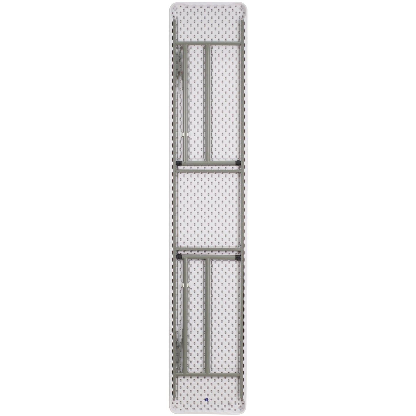 Elon 8-Foot Granite White Plastic Folding Training Table Granite White