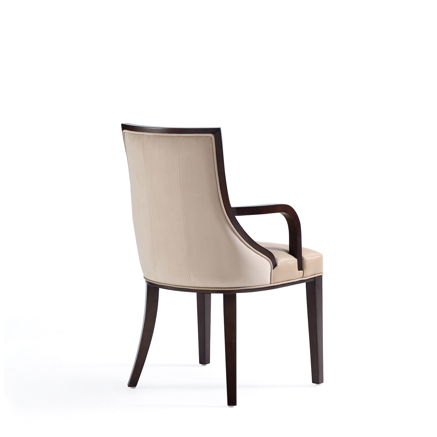 Fifth Avenue Traditional Wood Upholstered Dining Chair in Tan DC008AR-TN