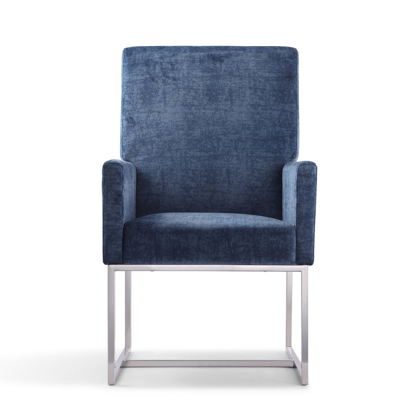 Manhattan Comfort Element Blue Velvet Dining Armchair DC029-BL