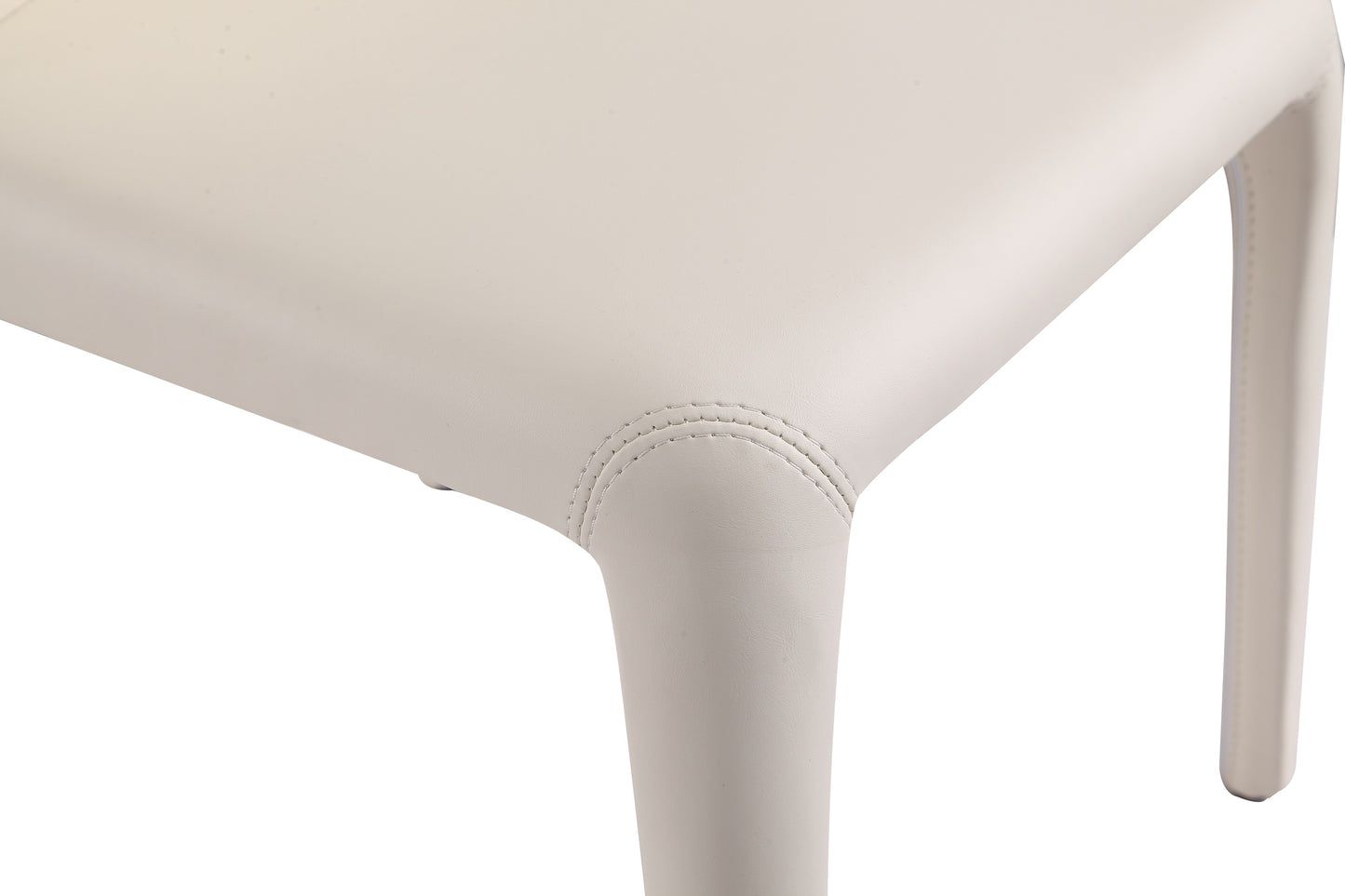 Manhattan Comfort Conrad Cream Faux Leather Dining Chair (Set of 2) DC031-CR