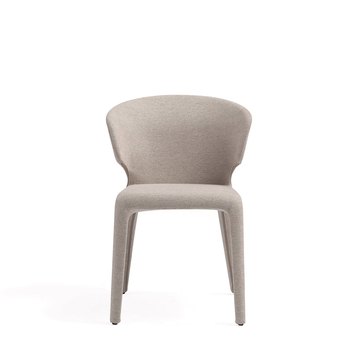 Manhattan Comfort Conrad Modern Woven Tweed Dining Chair in Wheat (Set of 2) DC031-WWT
