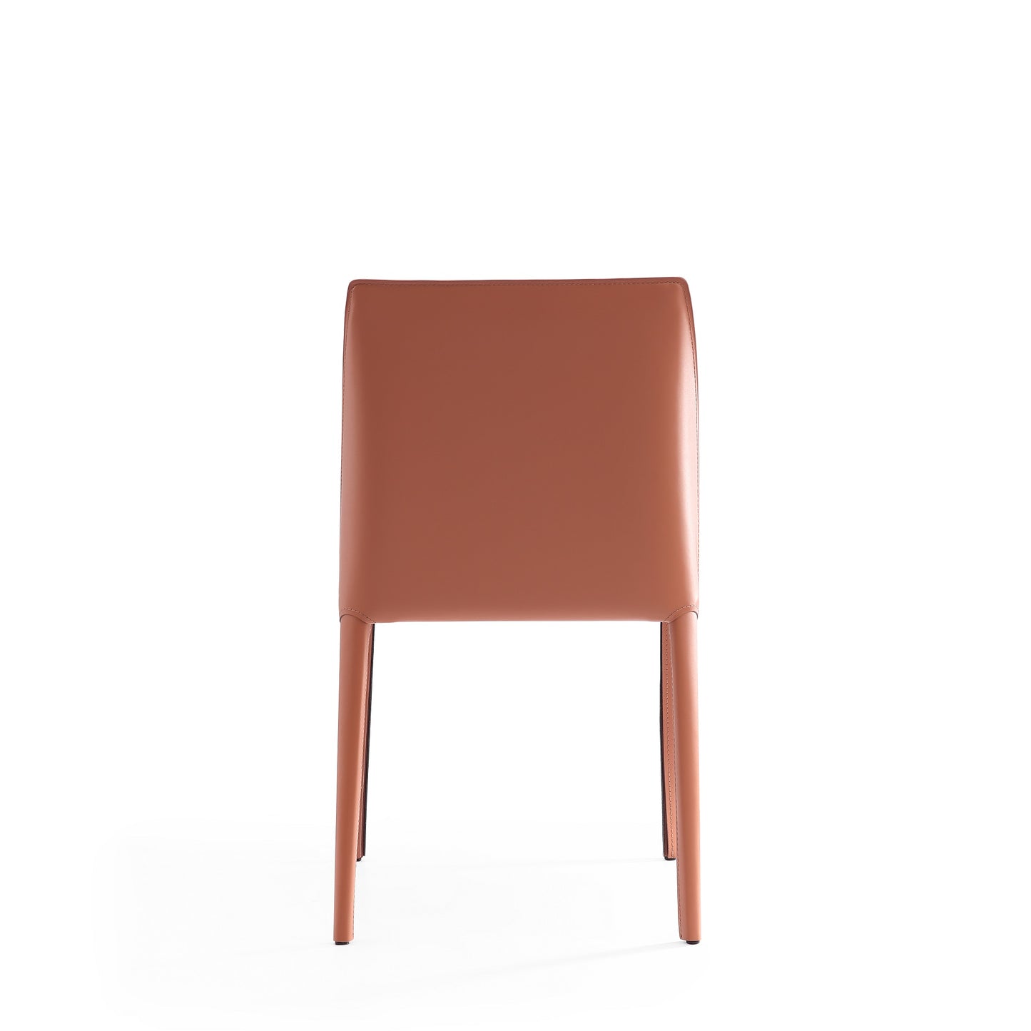 Paris Modern Vegan Leather Dining Chair in Clay - Set of 2 DC032-CY