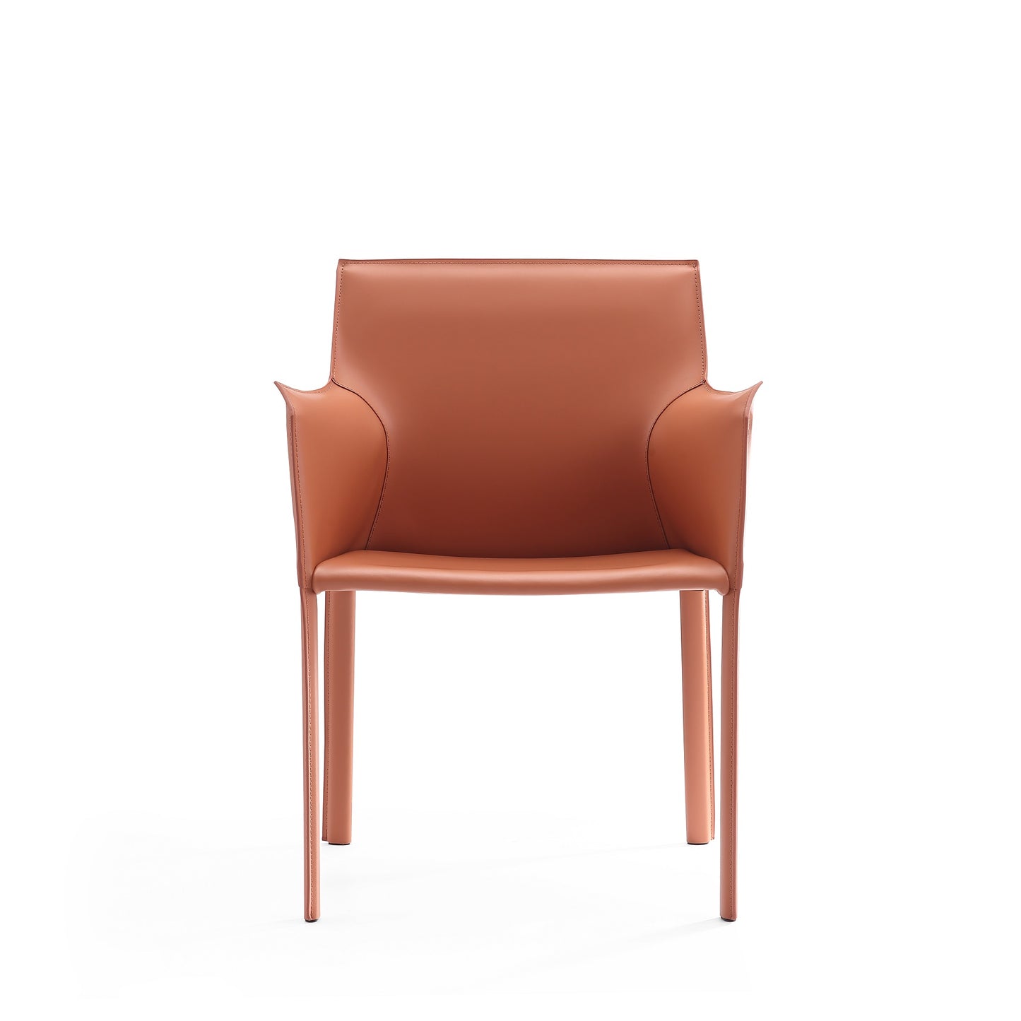 Manhattan Comfort Paris Clay Saddle Leather Armchair DC034-CY