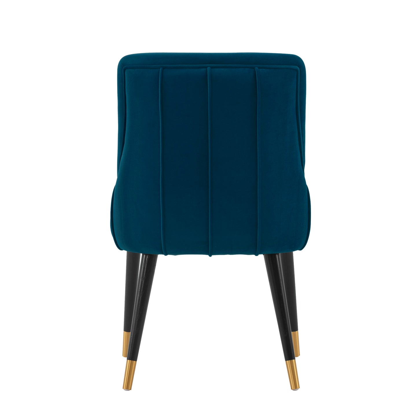 Eda Modern Wood Upholstered Dining Chair in Midnight Blue DC073-BL
